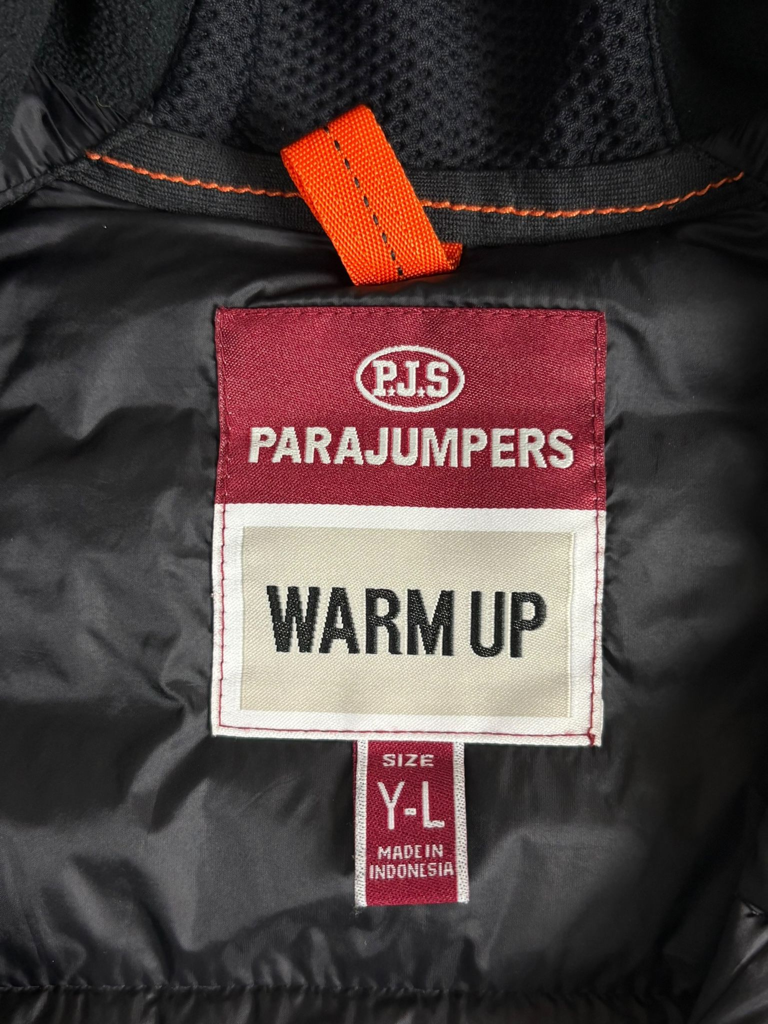 Veste Parajumpers noir taille XS - Logo et étiquette