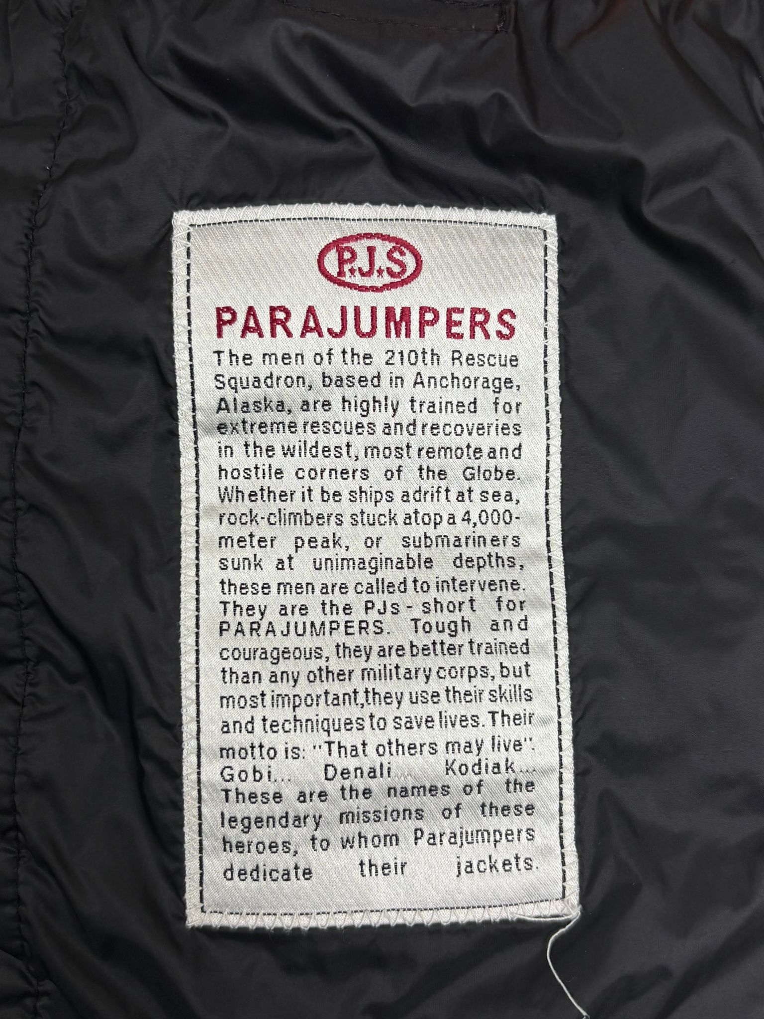Veste Parajumpers noir taille XS - Vue côté