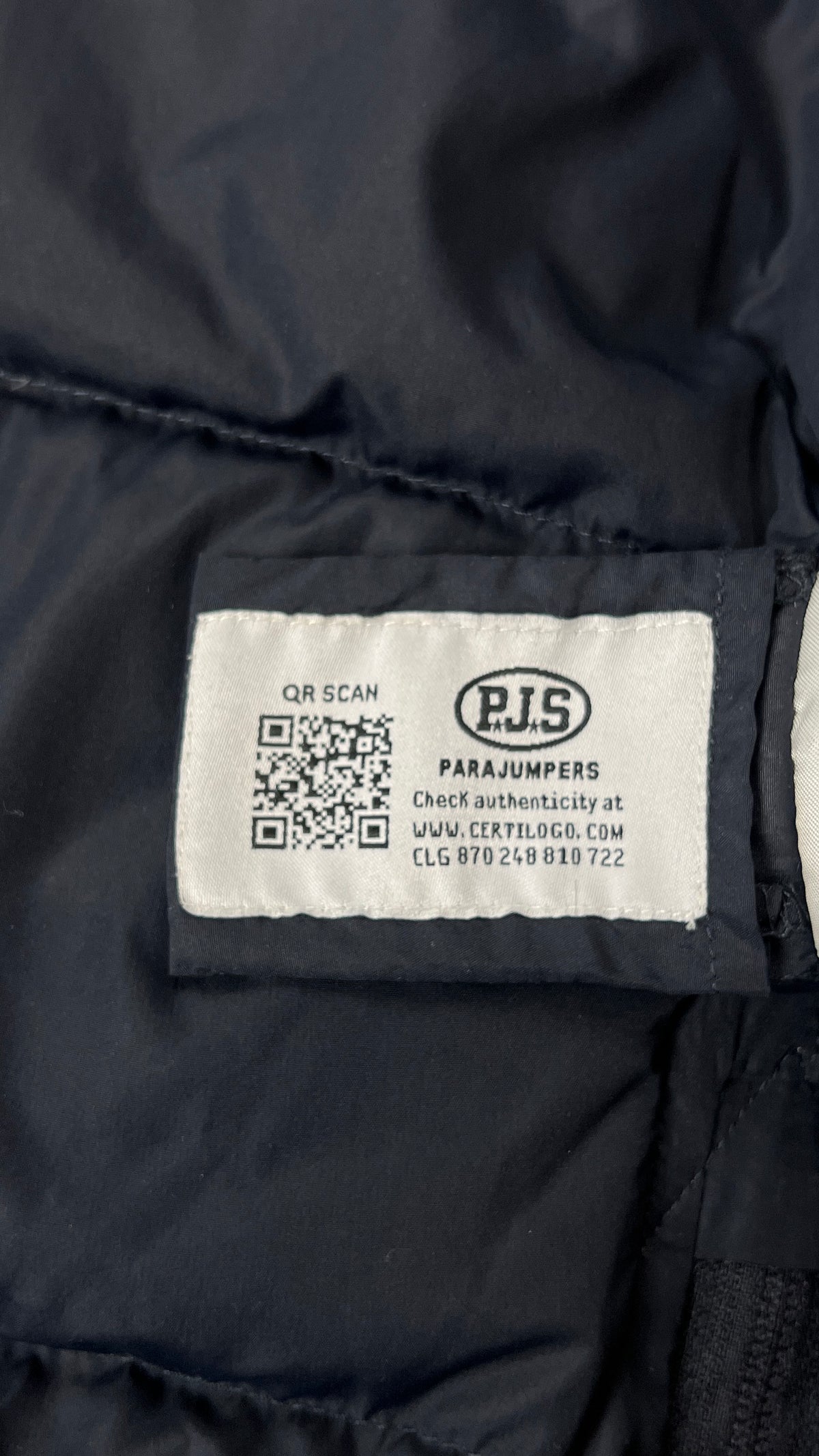 Parka à Capuche Parajumpers Junior Masterpiece Series Marine Taille 14 ans – photo complémentaire 4 – NB08 Shop