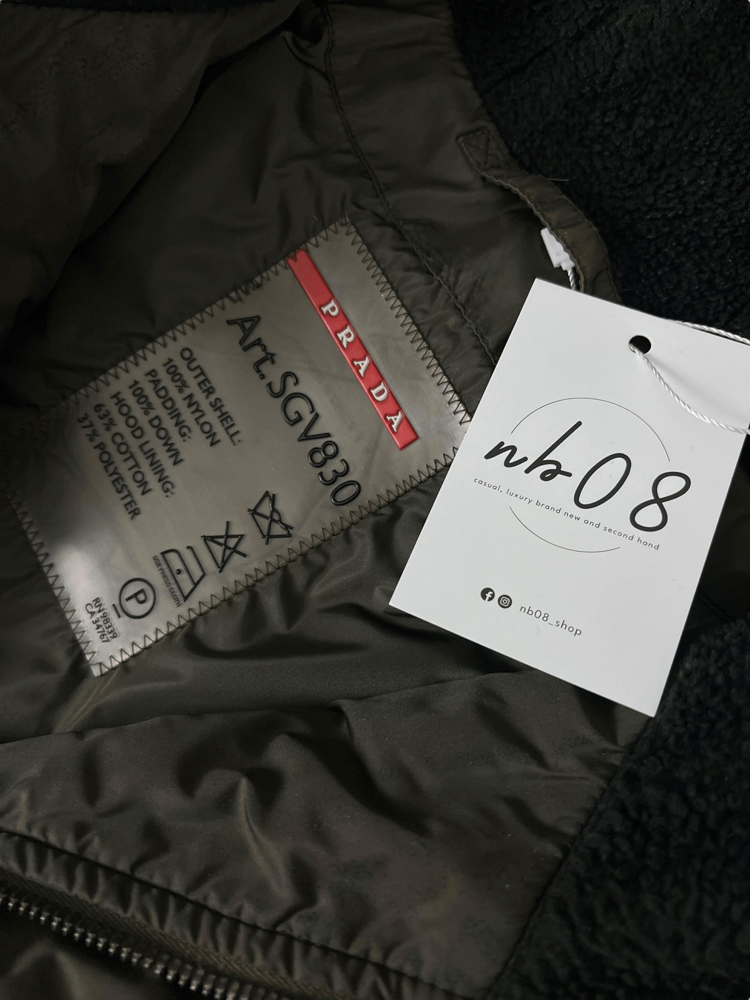 PARKA PRADA - NB08 SHOP