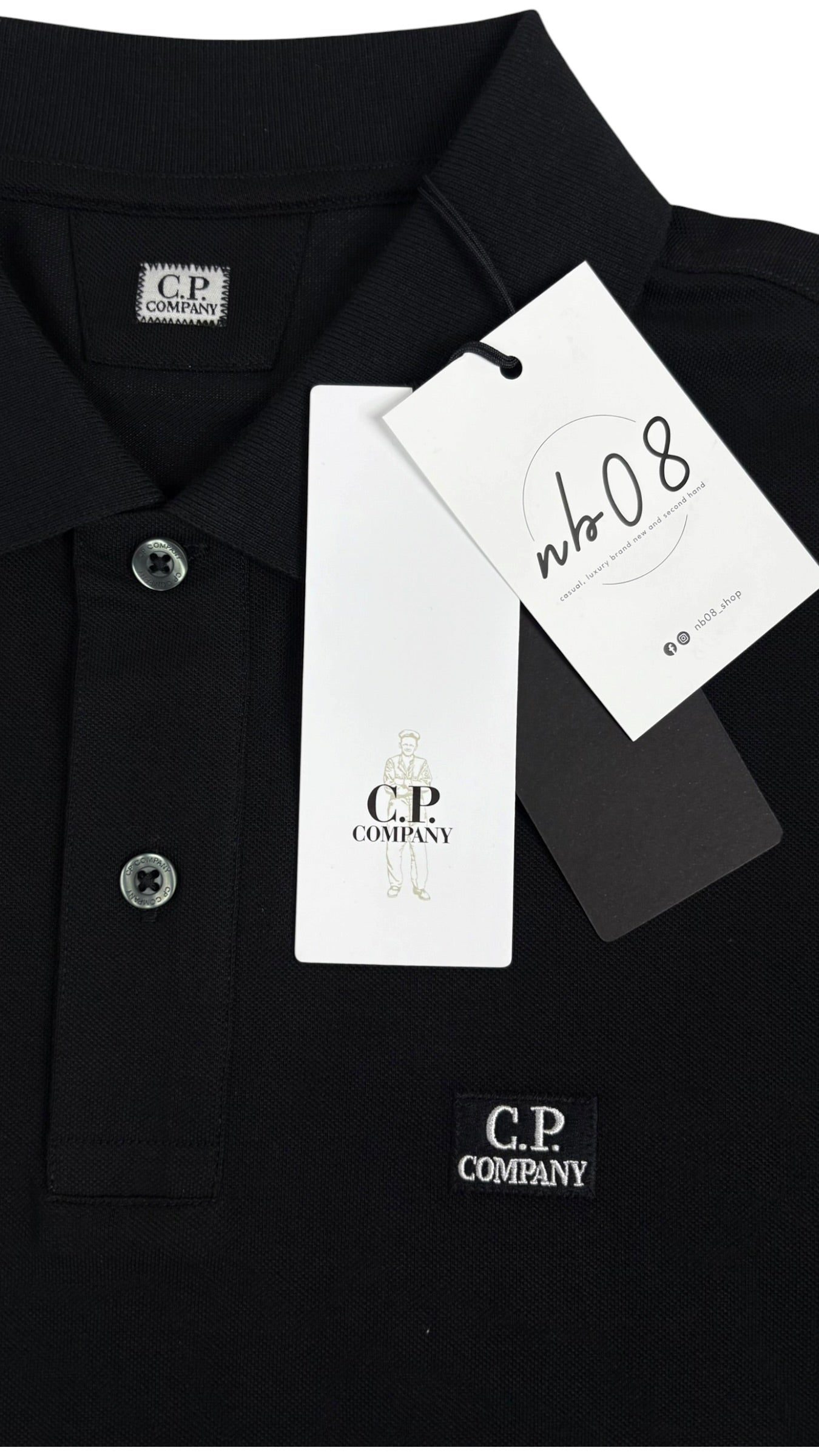 Polo C.P Company noir taille S Collection 2026 - vue 2/3