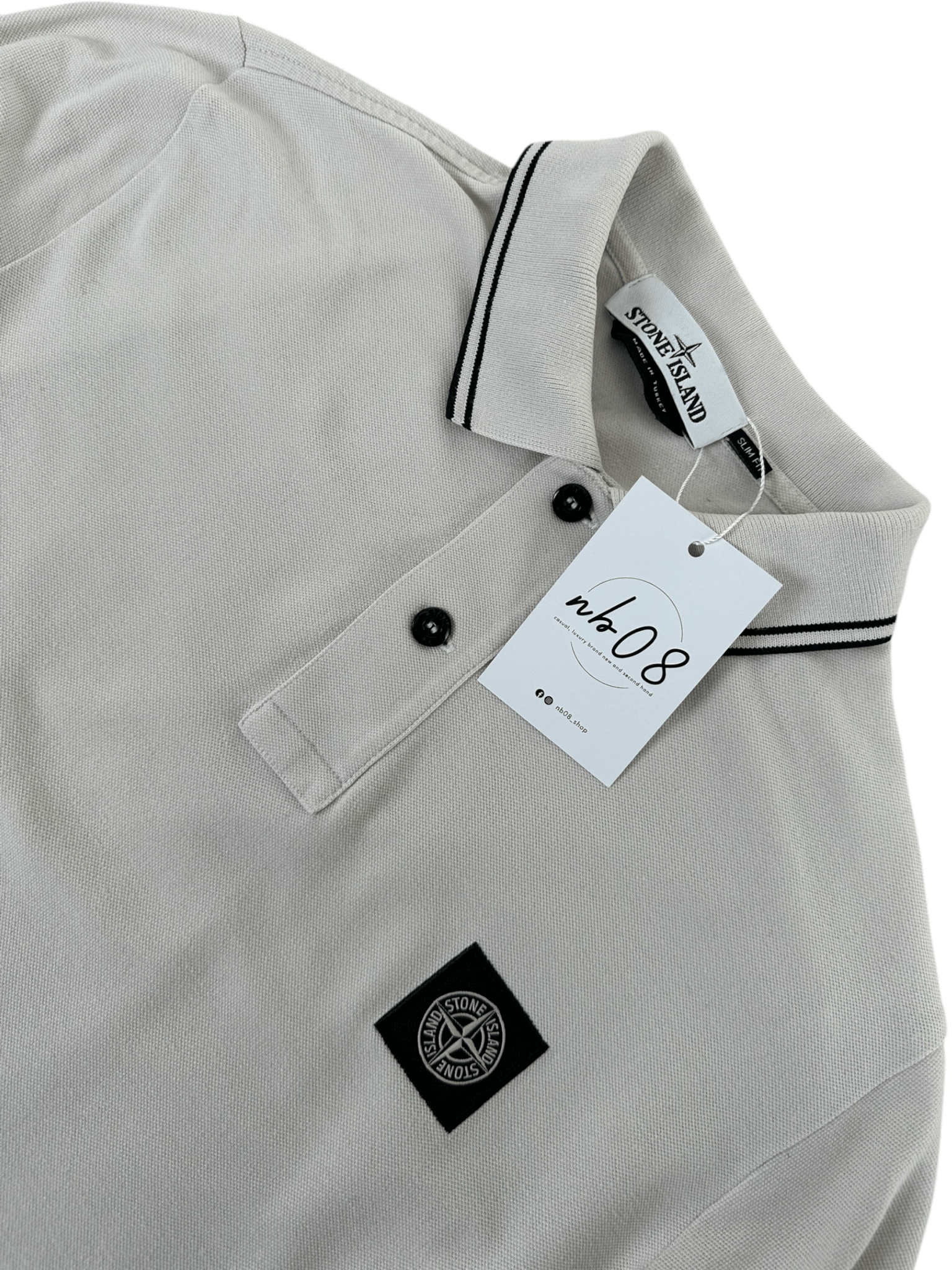 POLO MANCHES LONGUES STONE ISLAND - NB08 SHOP