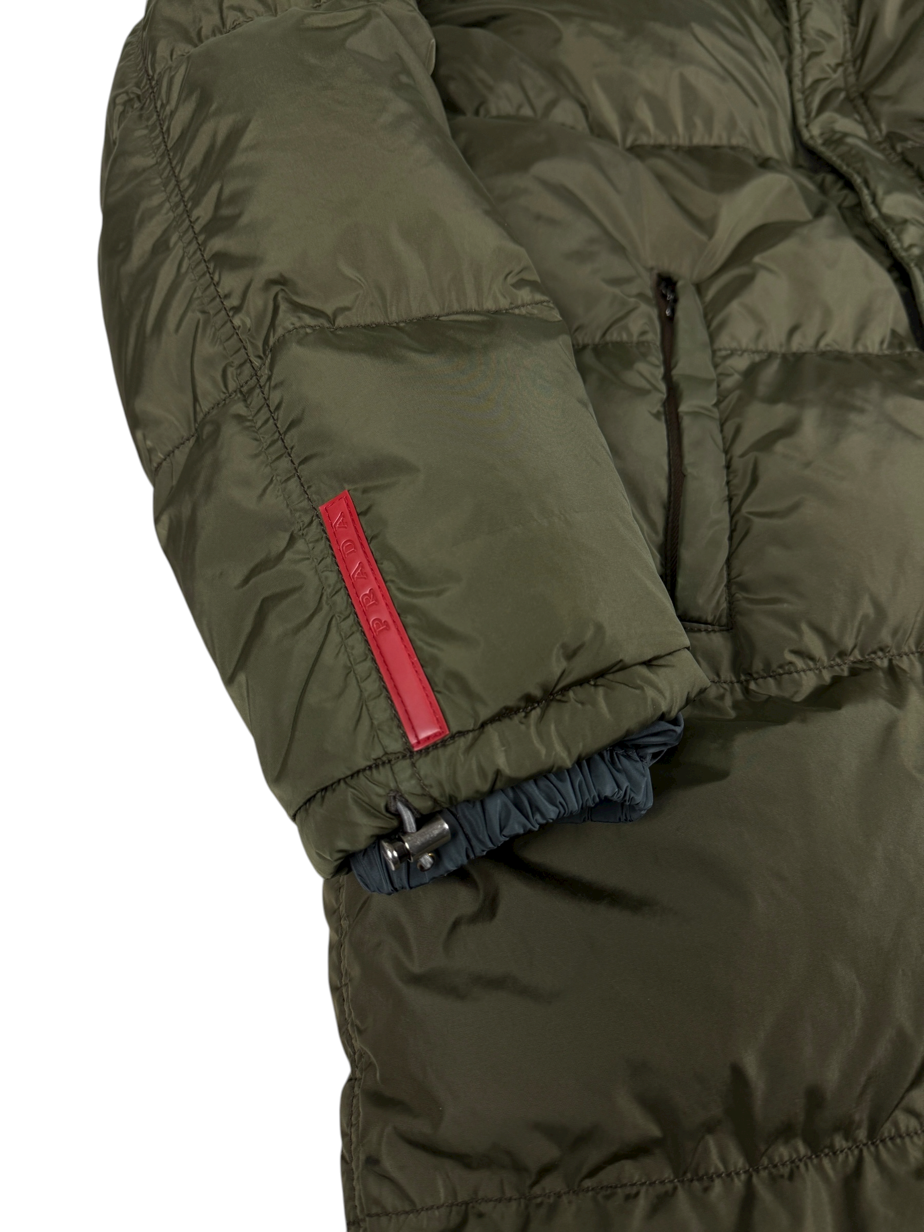 Doudoune PRADA kaki taille 48 - Vue de dos