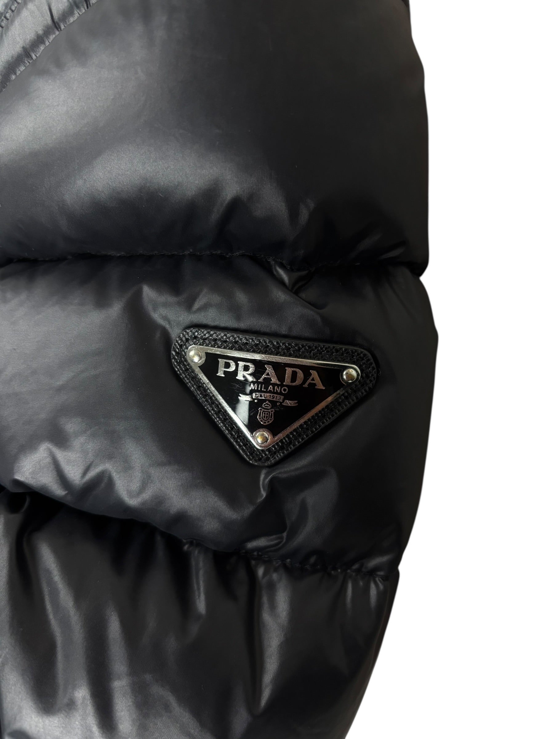 Doudoune Prada noir taille 54 - Vue de dos