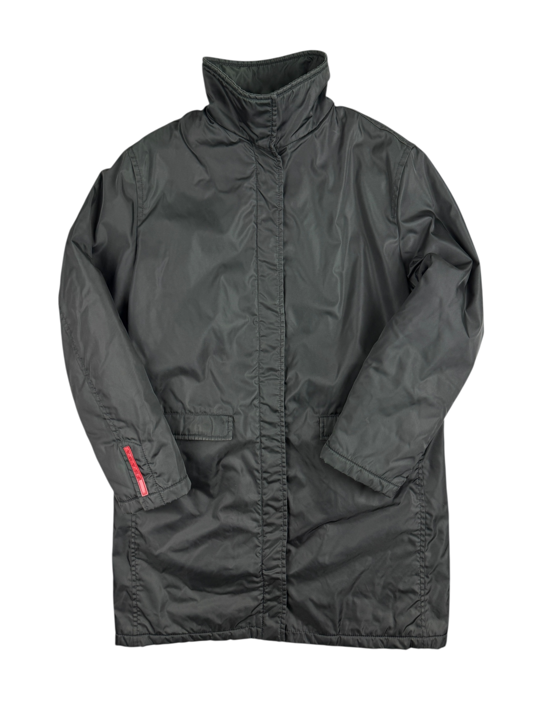 Parka Prada kaki taille XS - Vue de face