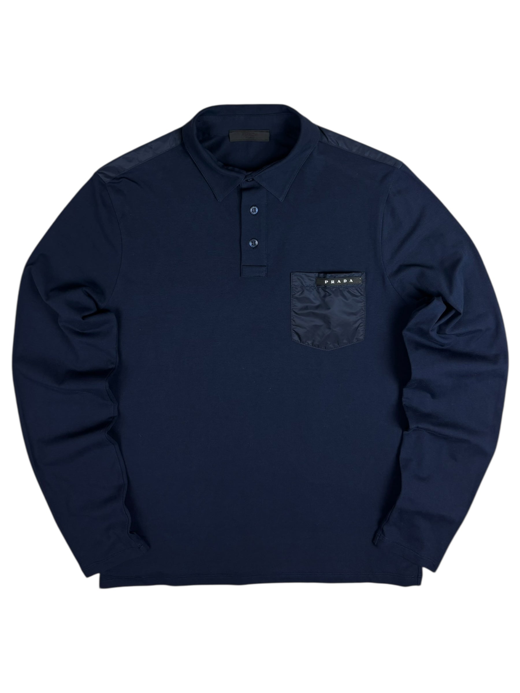 Polo Prada marine taille M - Vue de face