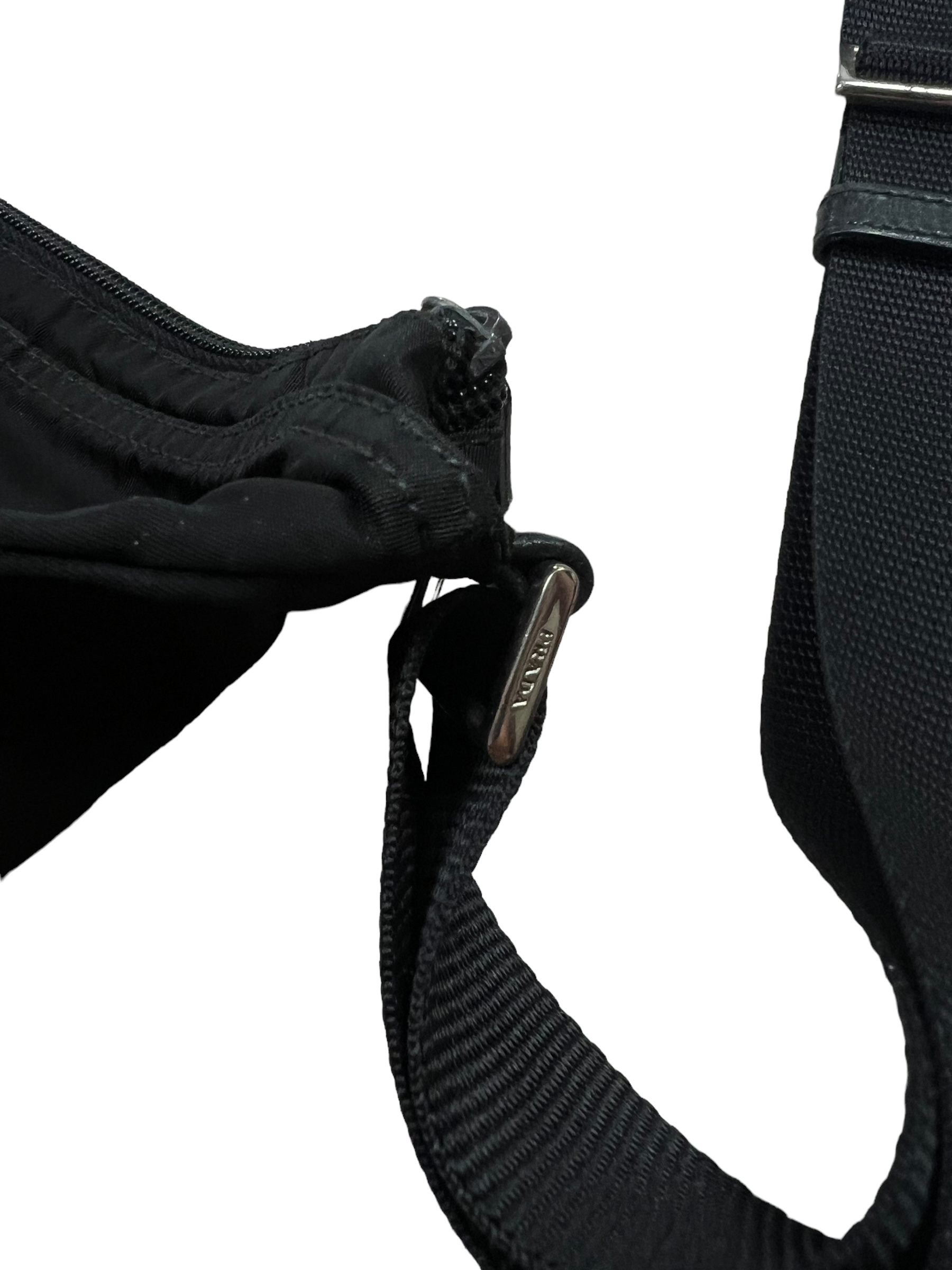 Sacoche Prada noir taille UNI - Détail