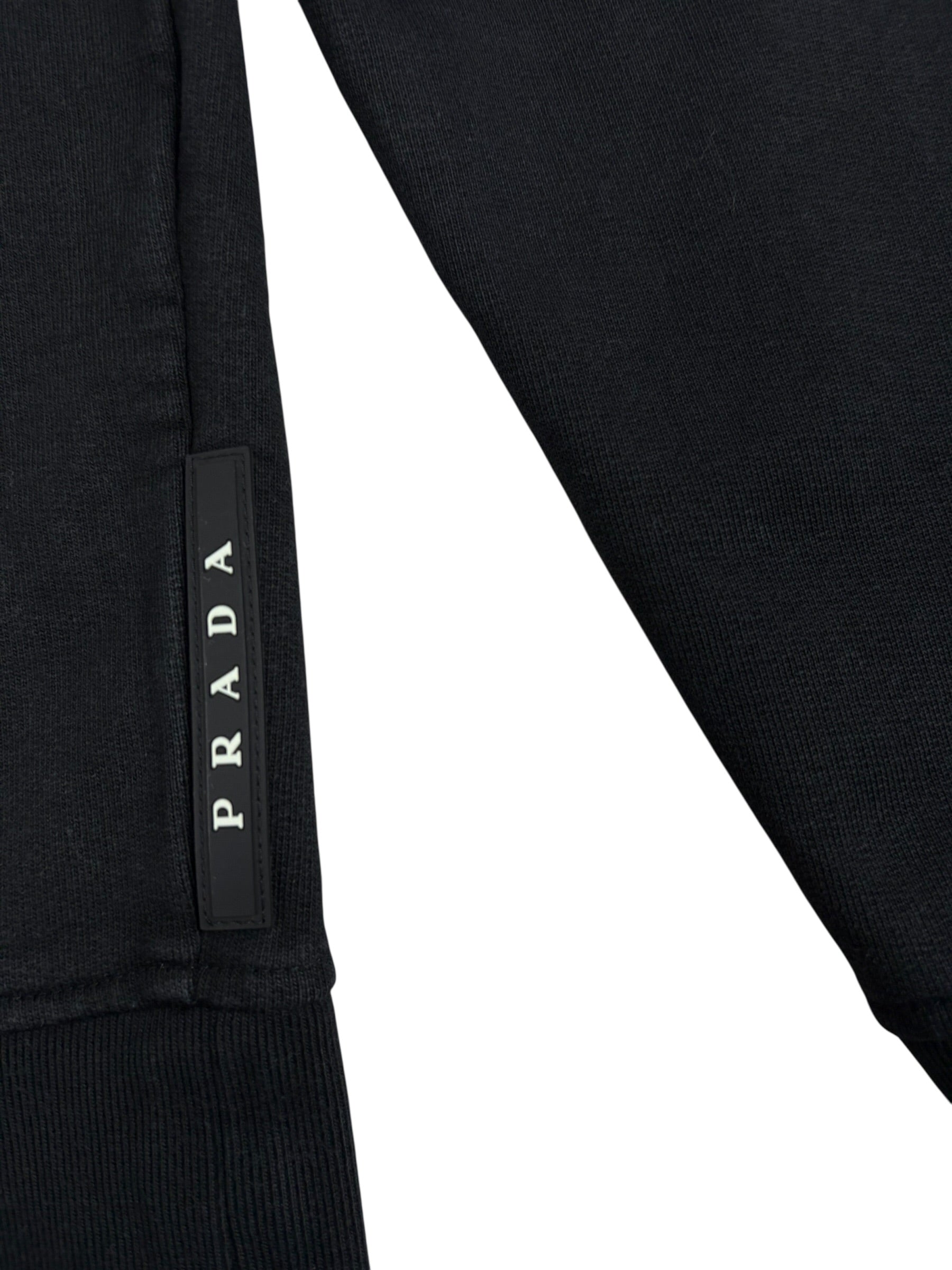 Sweat Prada noir taille L - Vue de dos