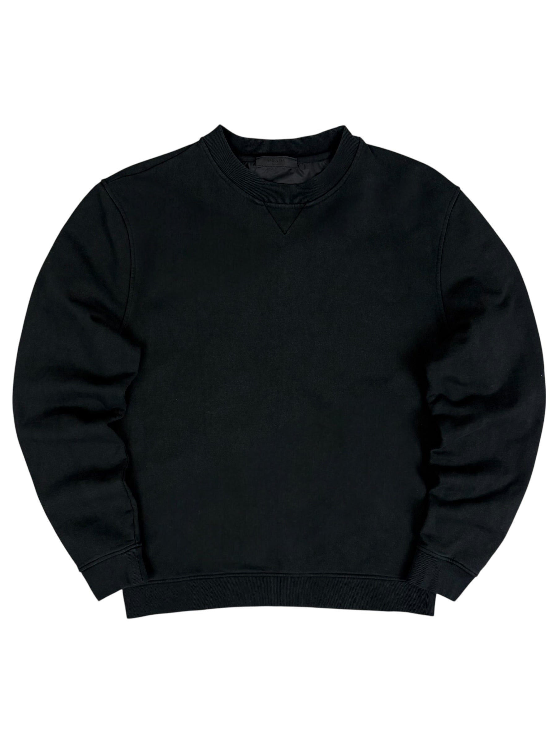 Sweat Prada noir taille L - Vue de face