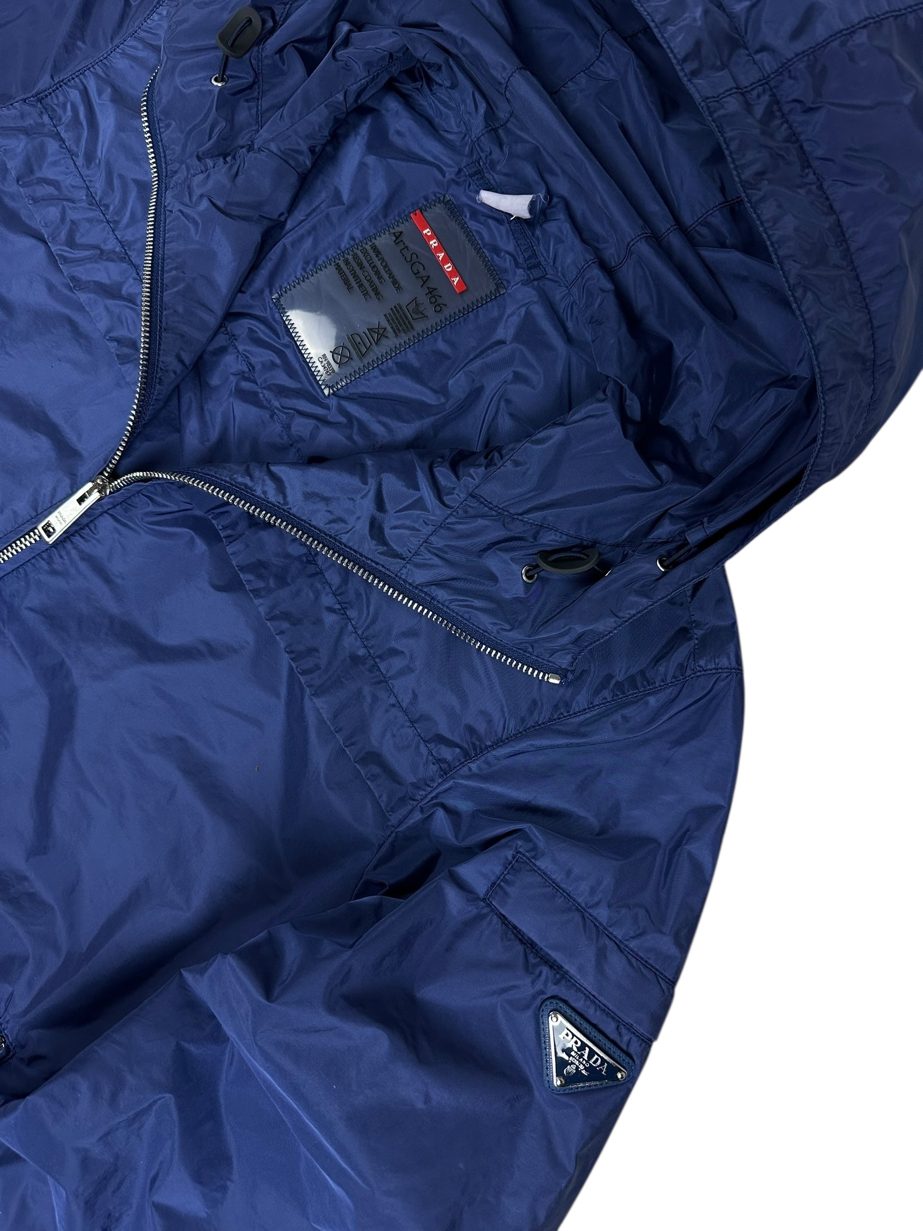 Veste Prada bleu taille 48 - Vue de dos