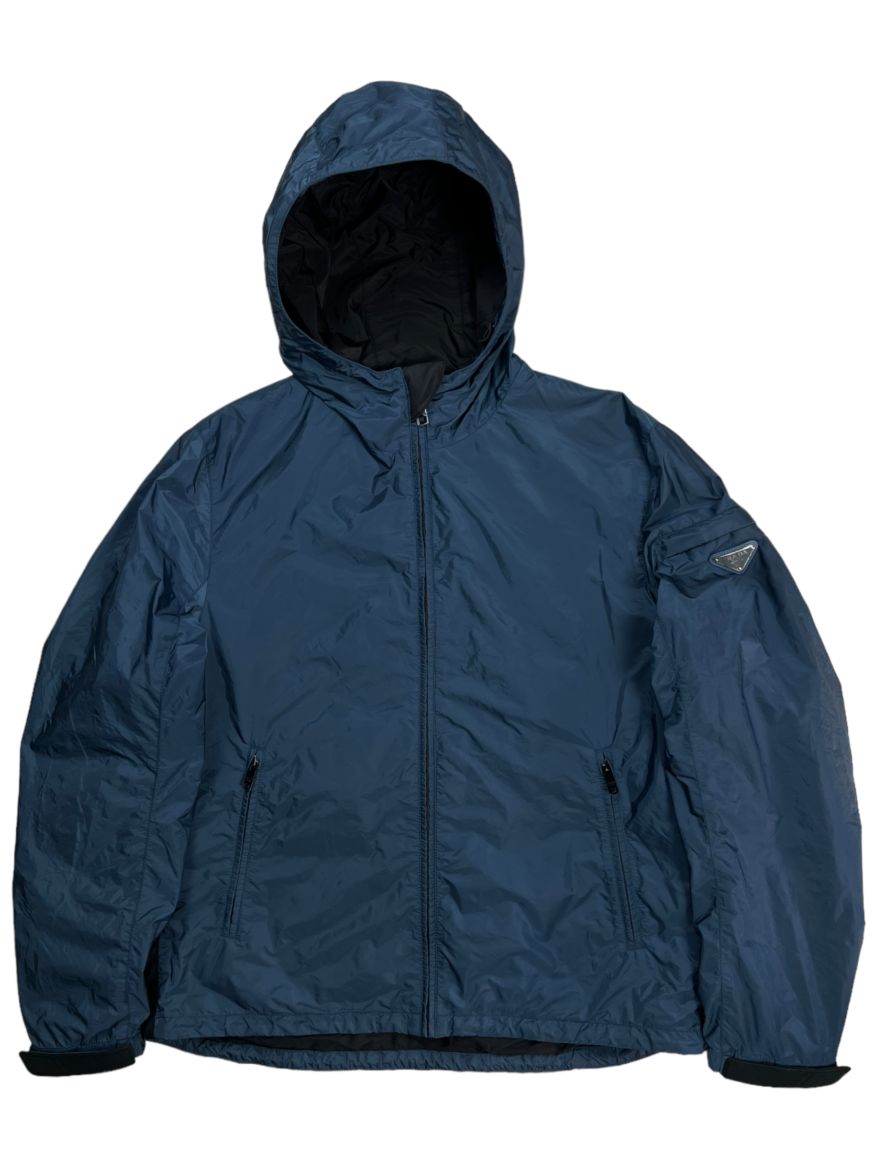 Veste Prada bleu taille L - Vue de face