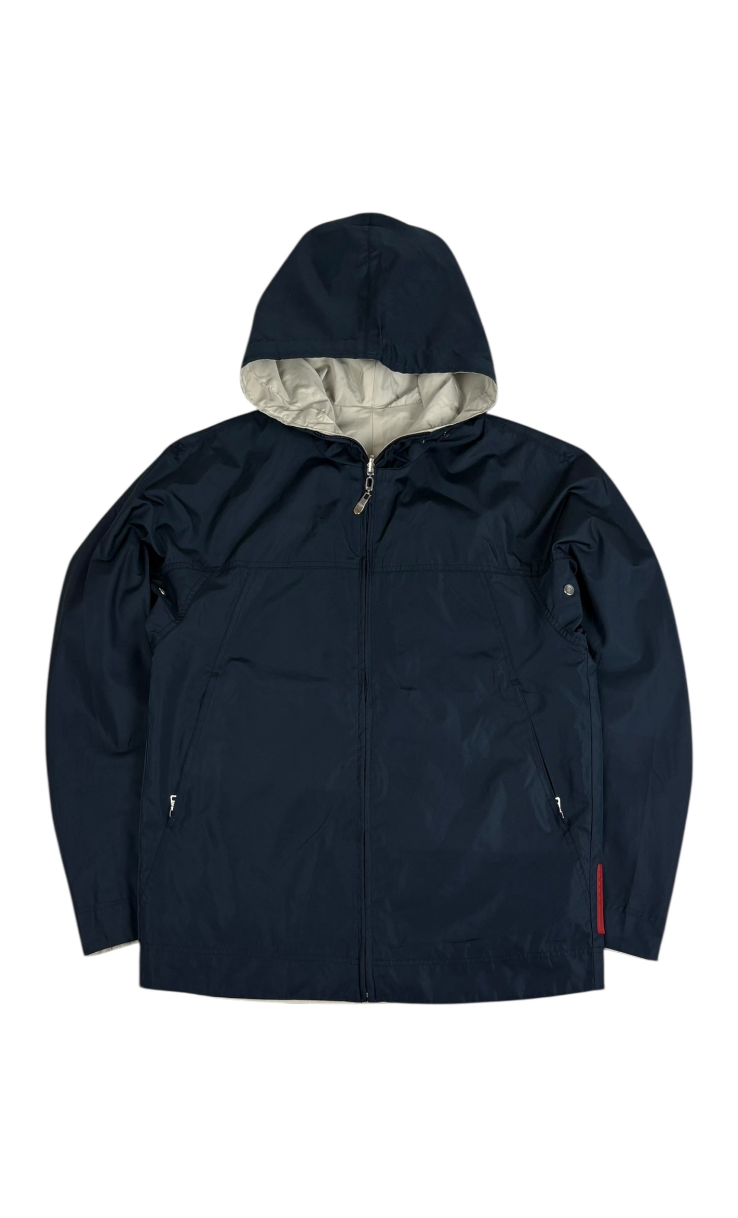 Veste Prada marine / beige taille 46 - Vue de face