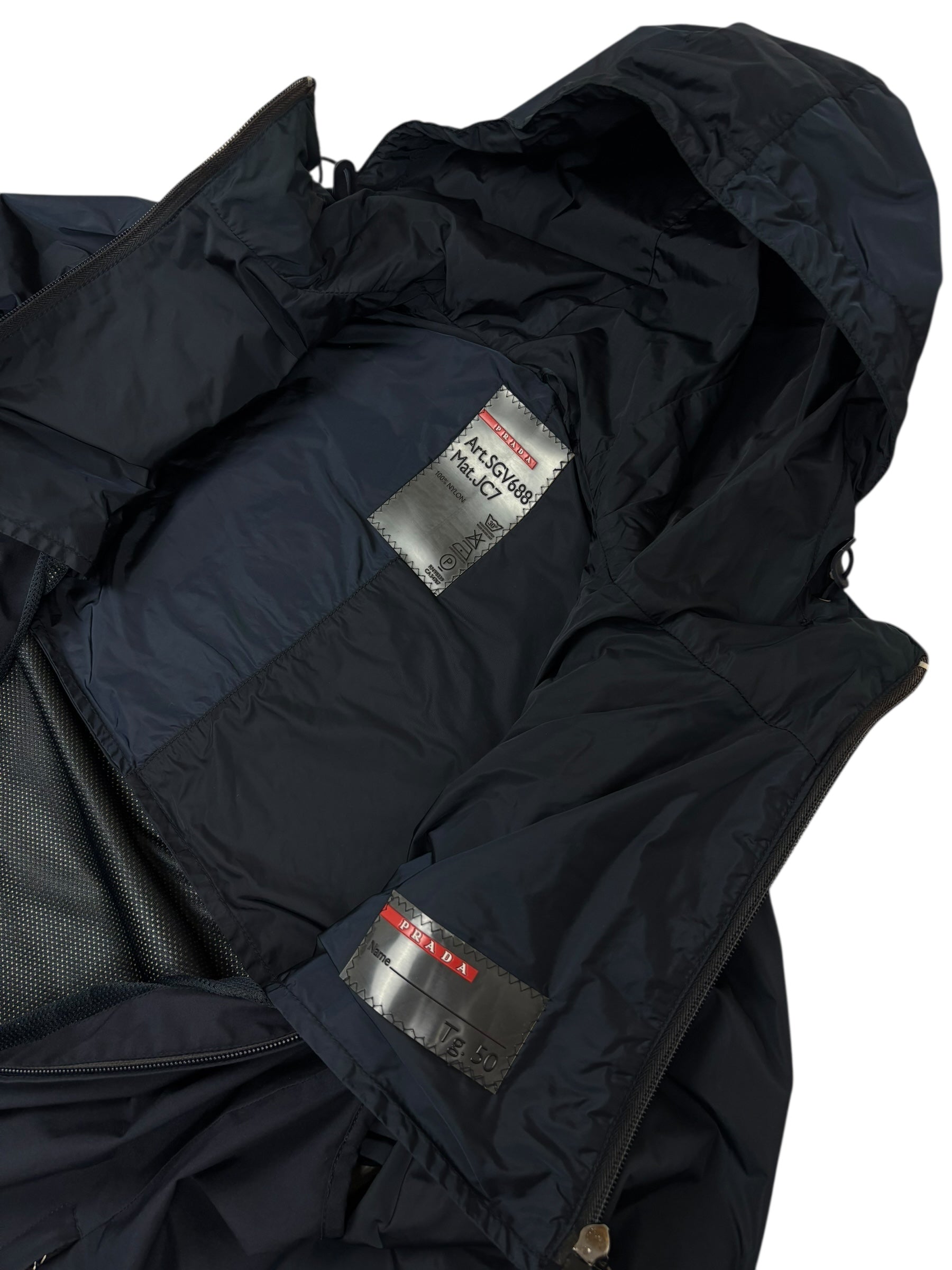 Veste Prada marine taille 50 - Détail