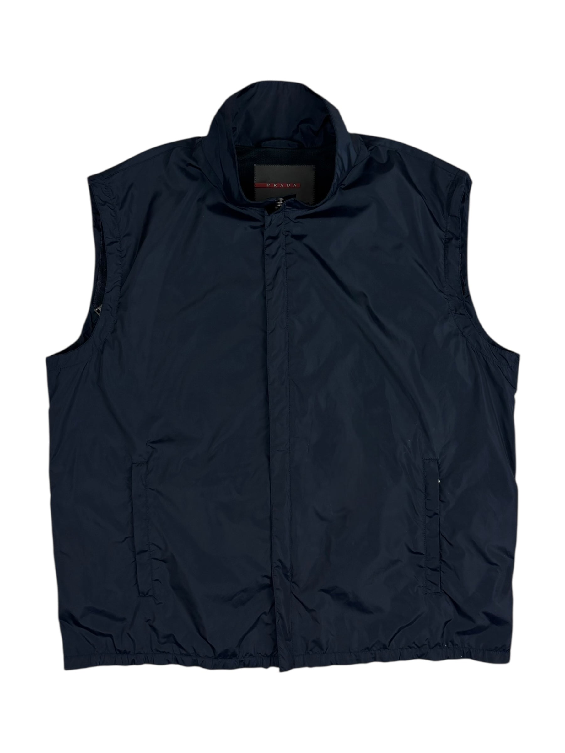 Veste Prada marine taille 52 - Logo et étiquette