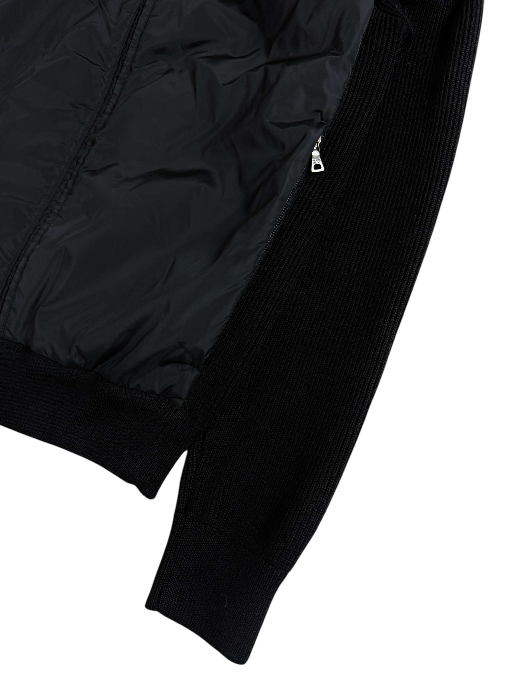 Veste Prada noir taille M - Logo et étiquette