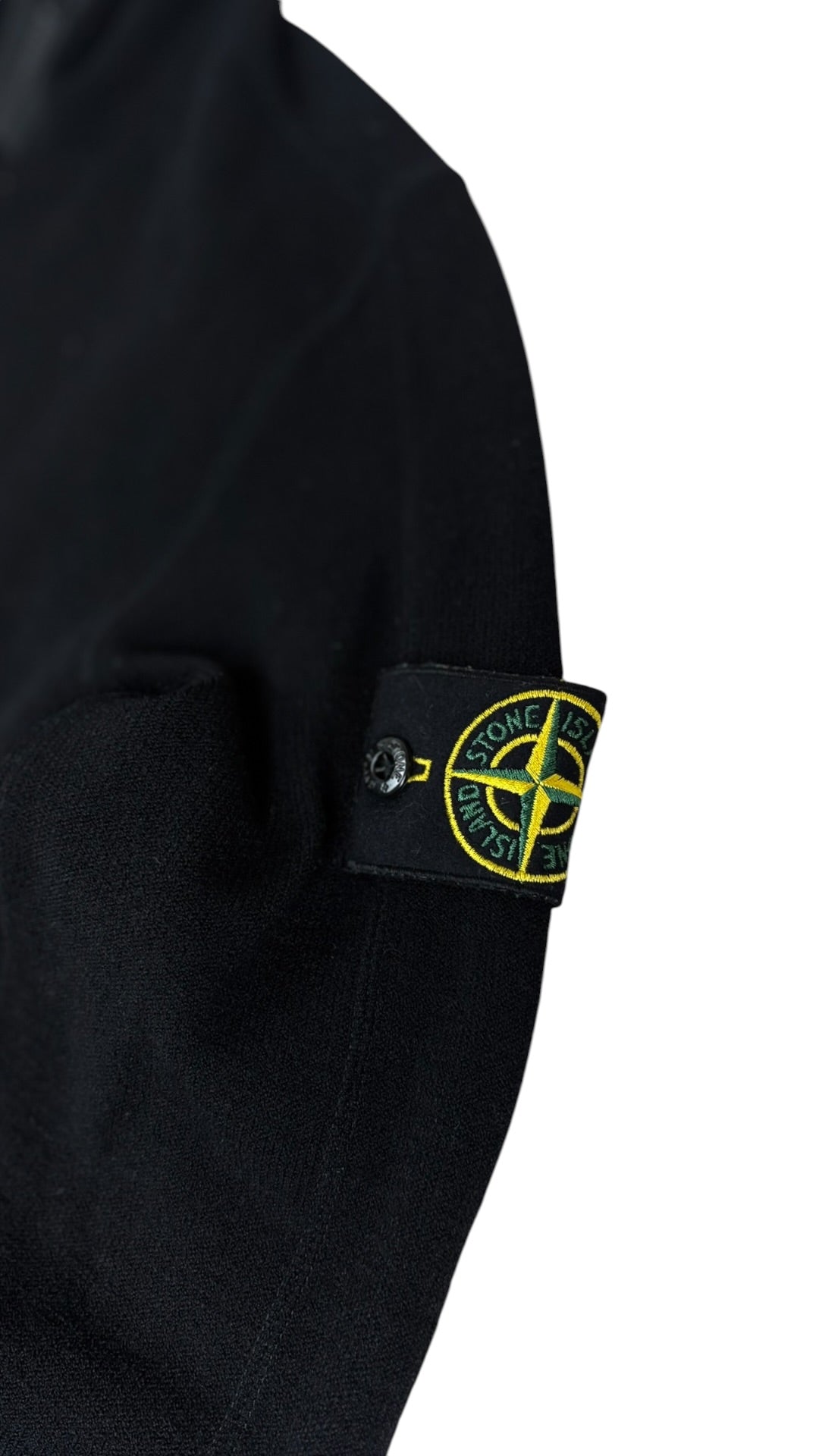 Pull Carzip Stone Island noir taille S reconditionné - vue dos | Authentique NB08