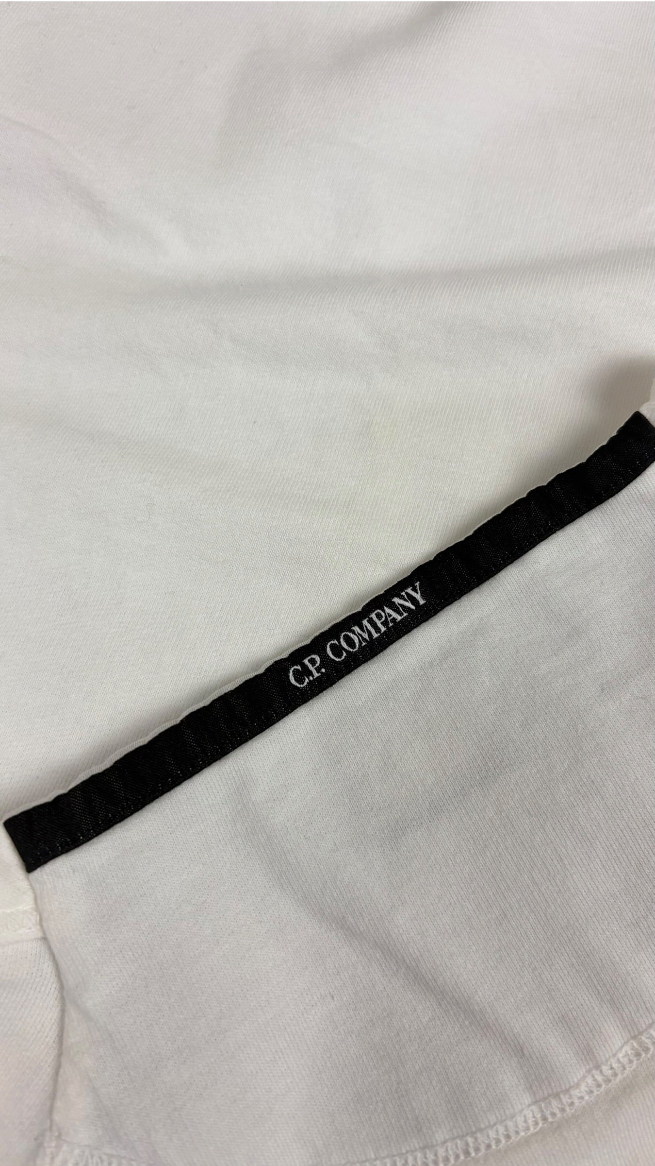 Pull C.P Company blanc taille L - vue 3/4