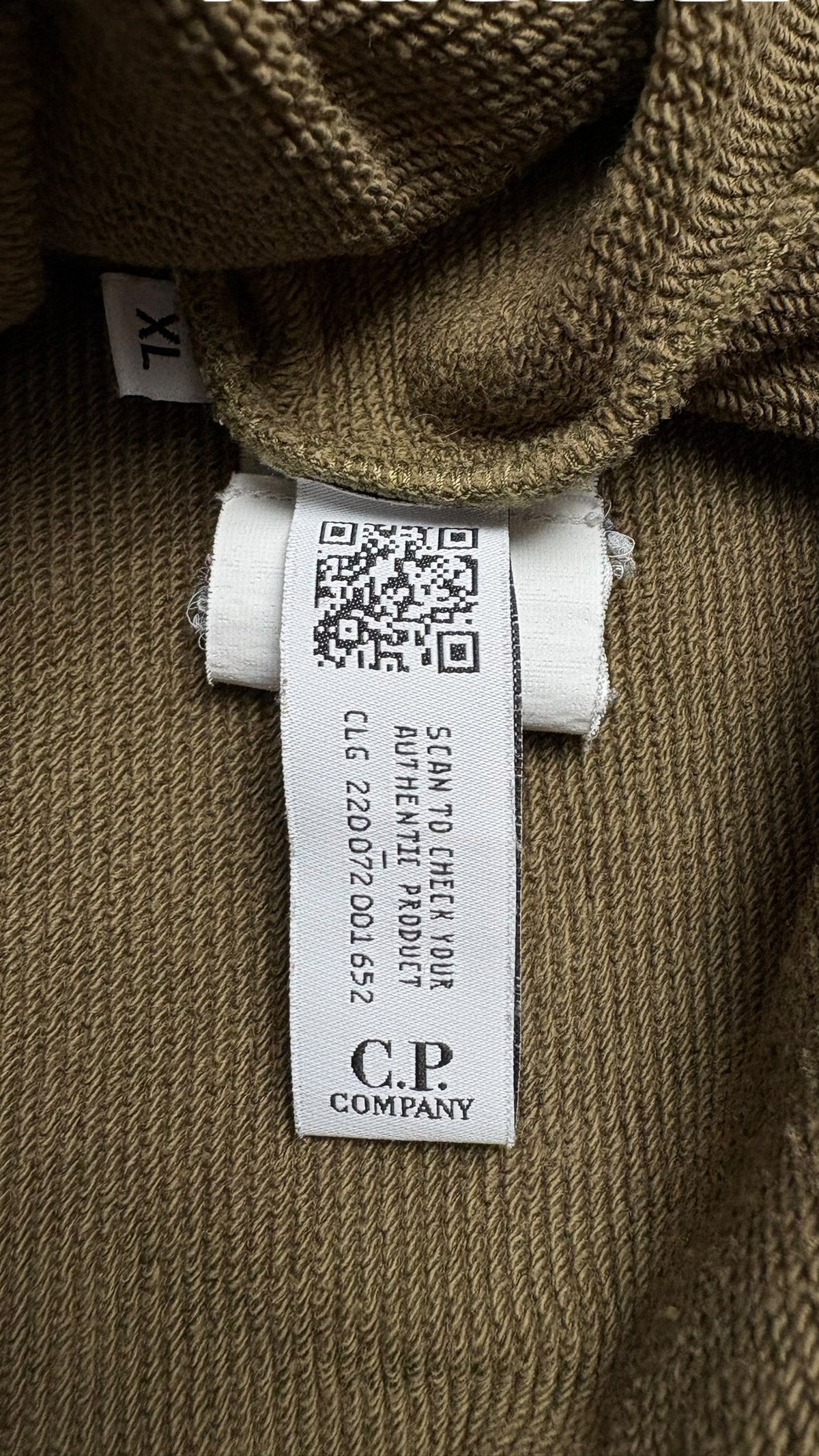 Pull Crewneck C.P Company kaki taille XL - vue 5/5