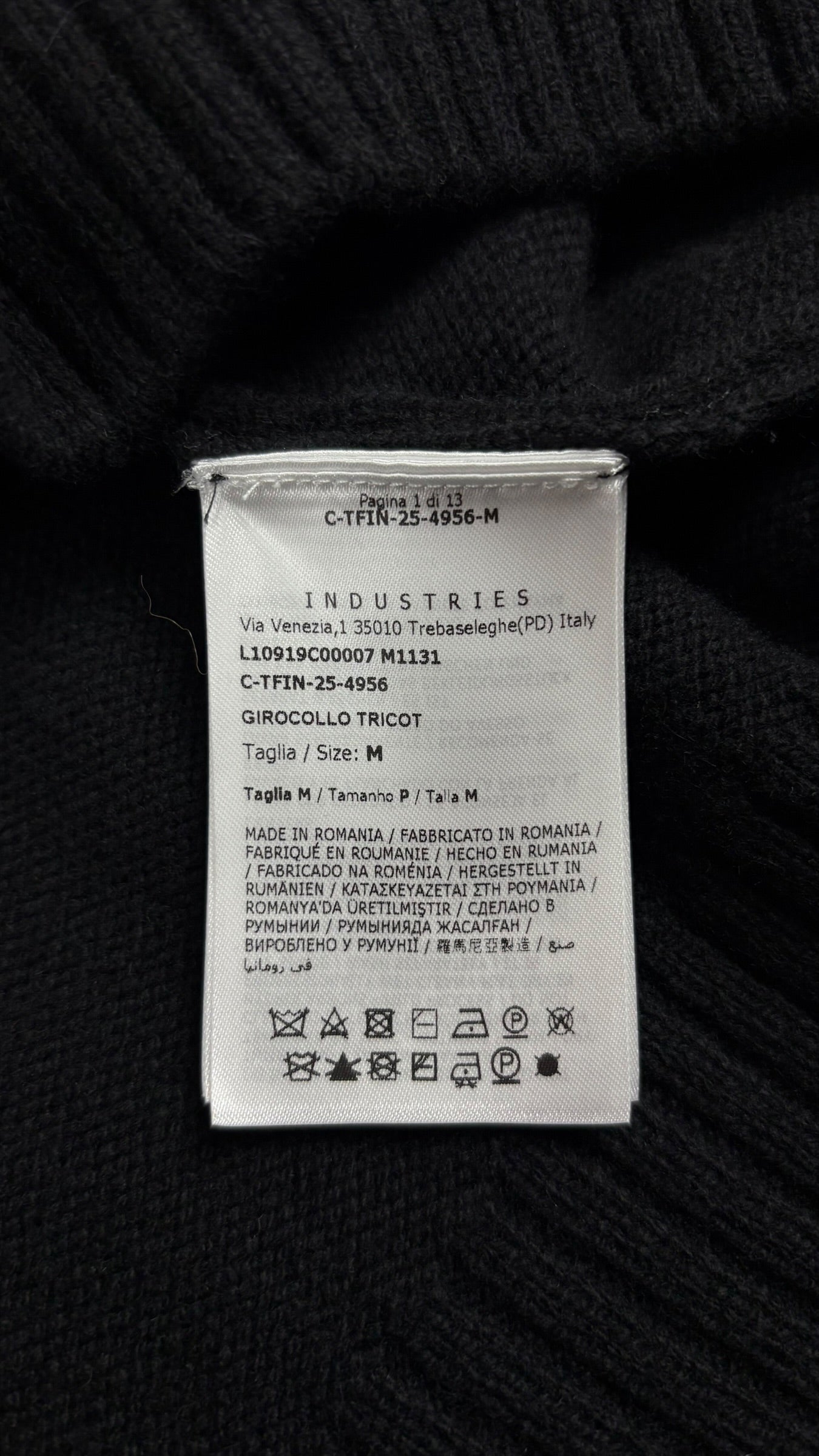 Pull Moncler noir taille M neuf - vue 4/4