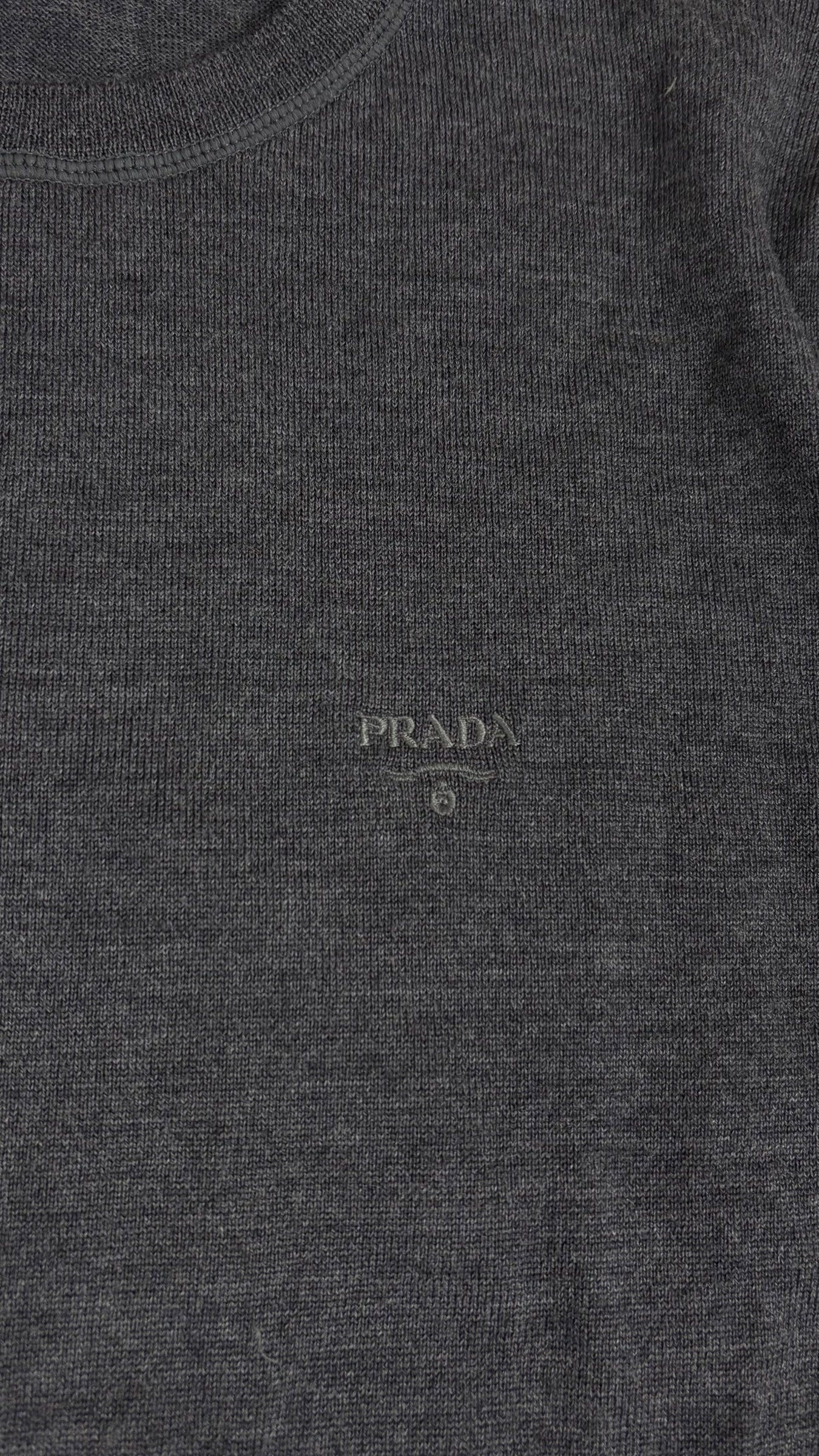 Pull Prada gris taille 52 - vue 2/4