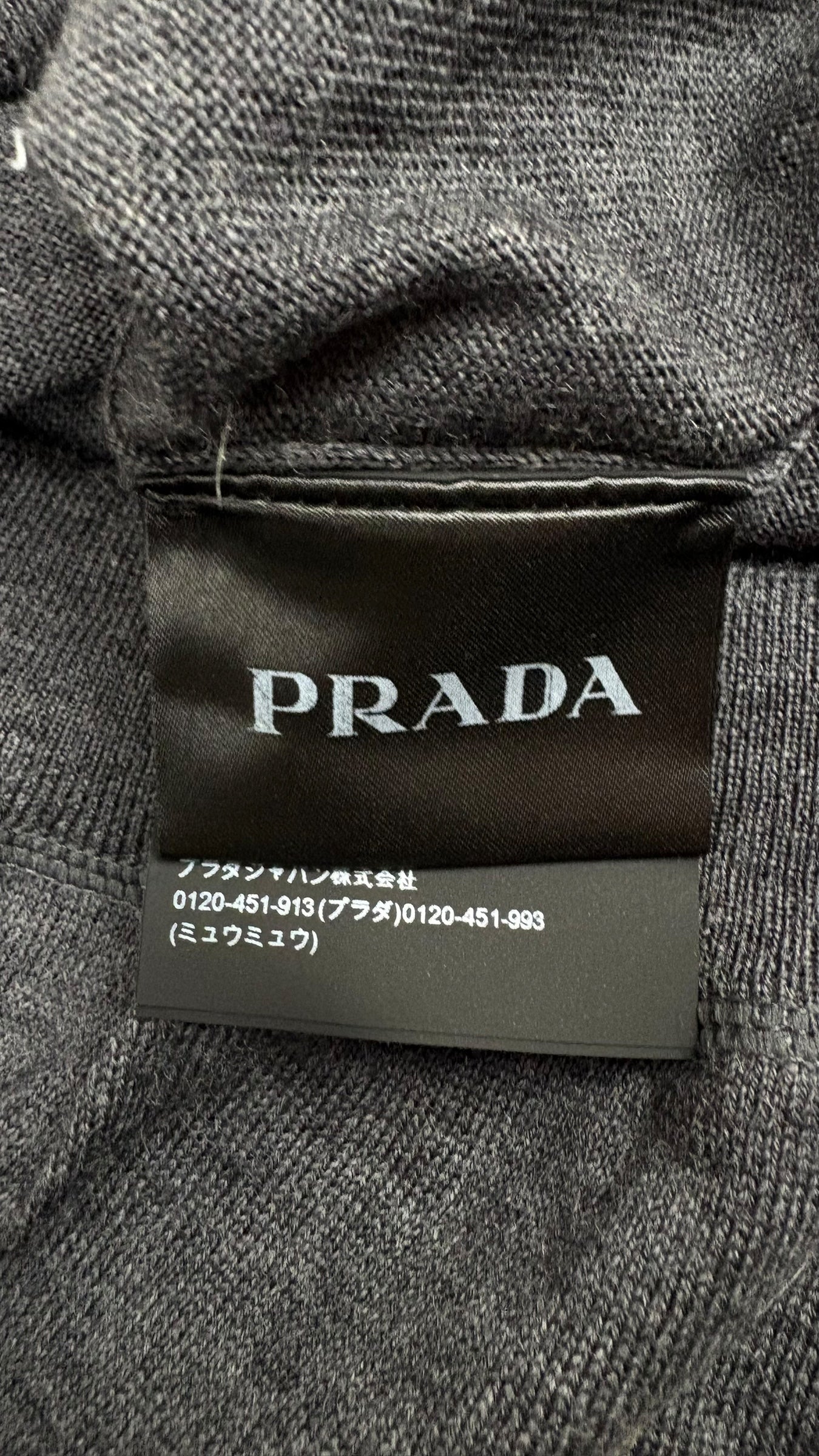 Pull Prada gris taille 52 - vue 4/4