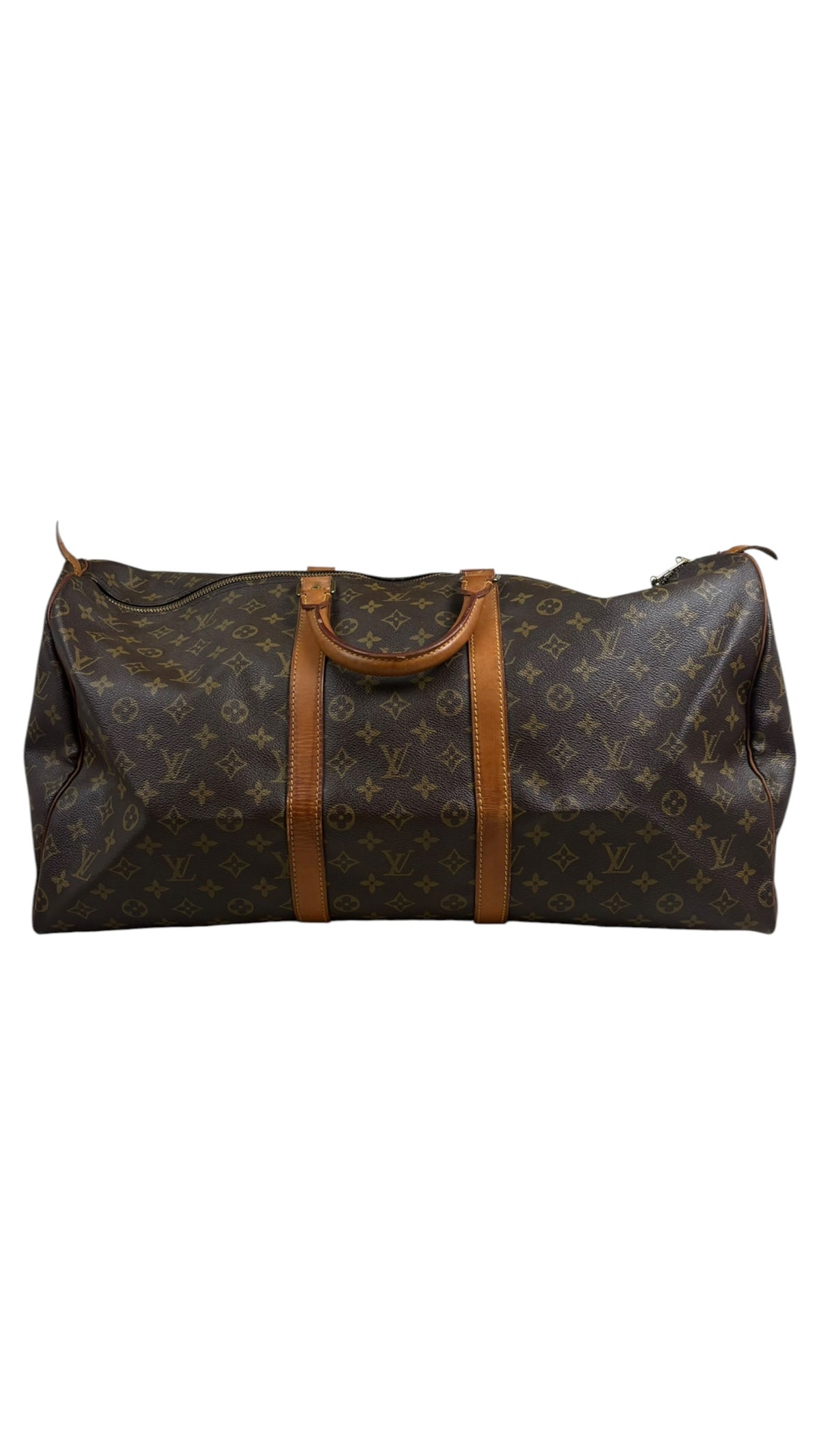Sac Louis Vuitton Keepall 55 Toile Monogram marron - vue 1/9