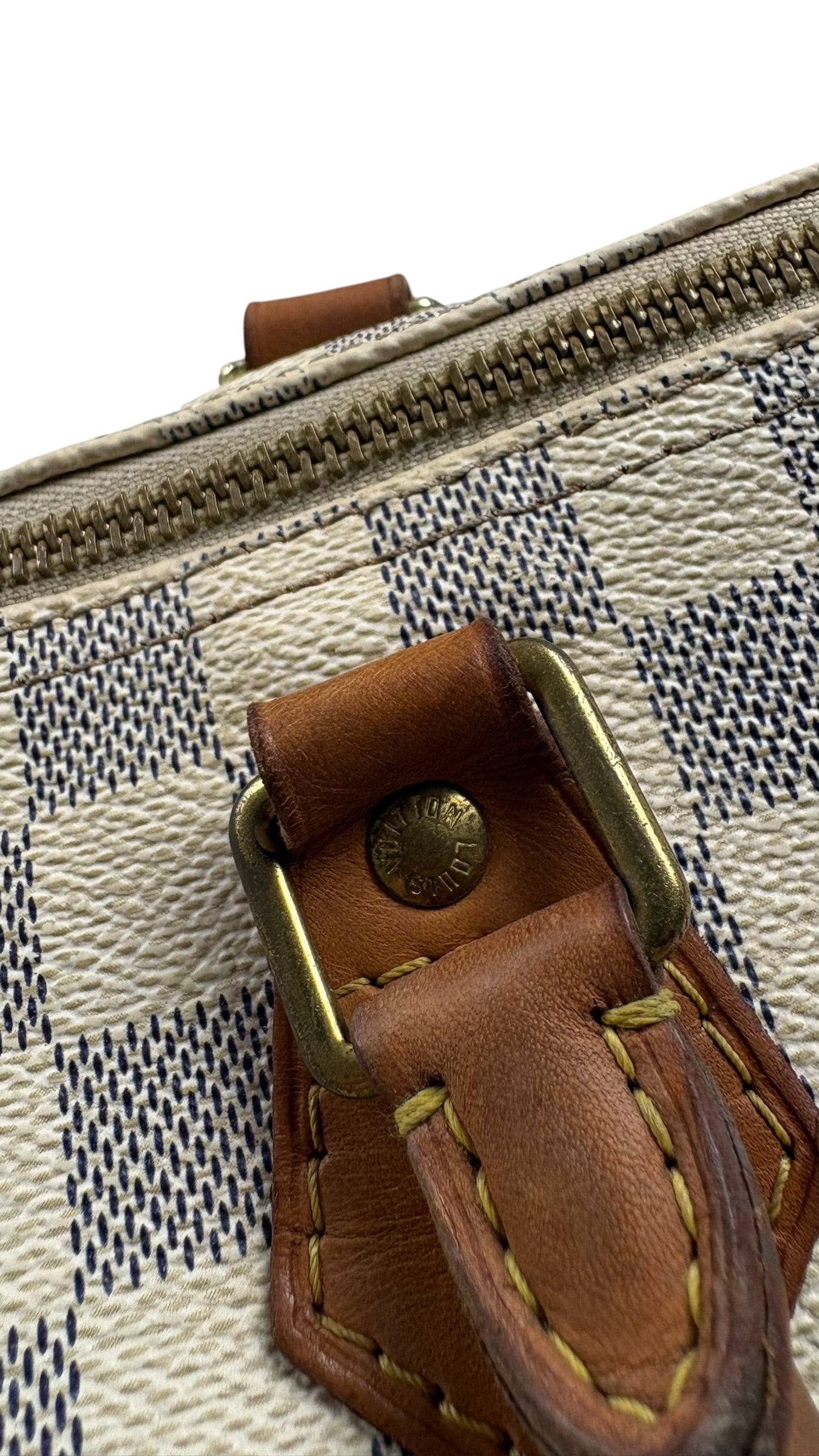 Sac à Main Louis Vuitton Speedy Damier Azur 30 - vue 2/8