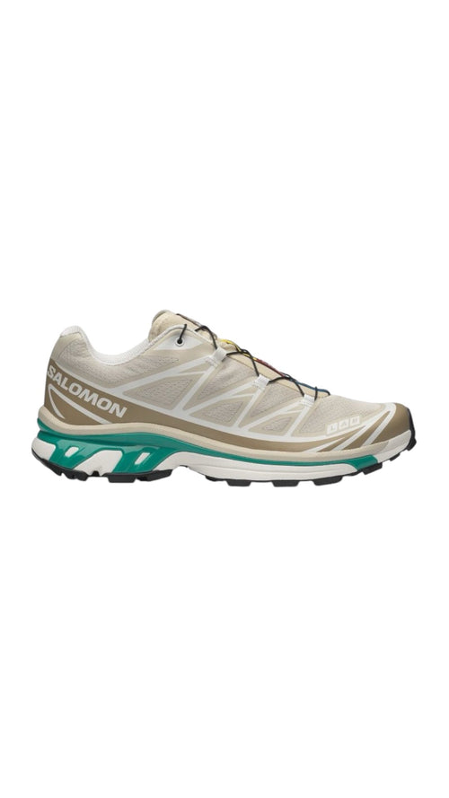 Sneakers Salomon XT-6 Rainy Day Chinchilla - Grigio / Verde - Nuovo