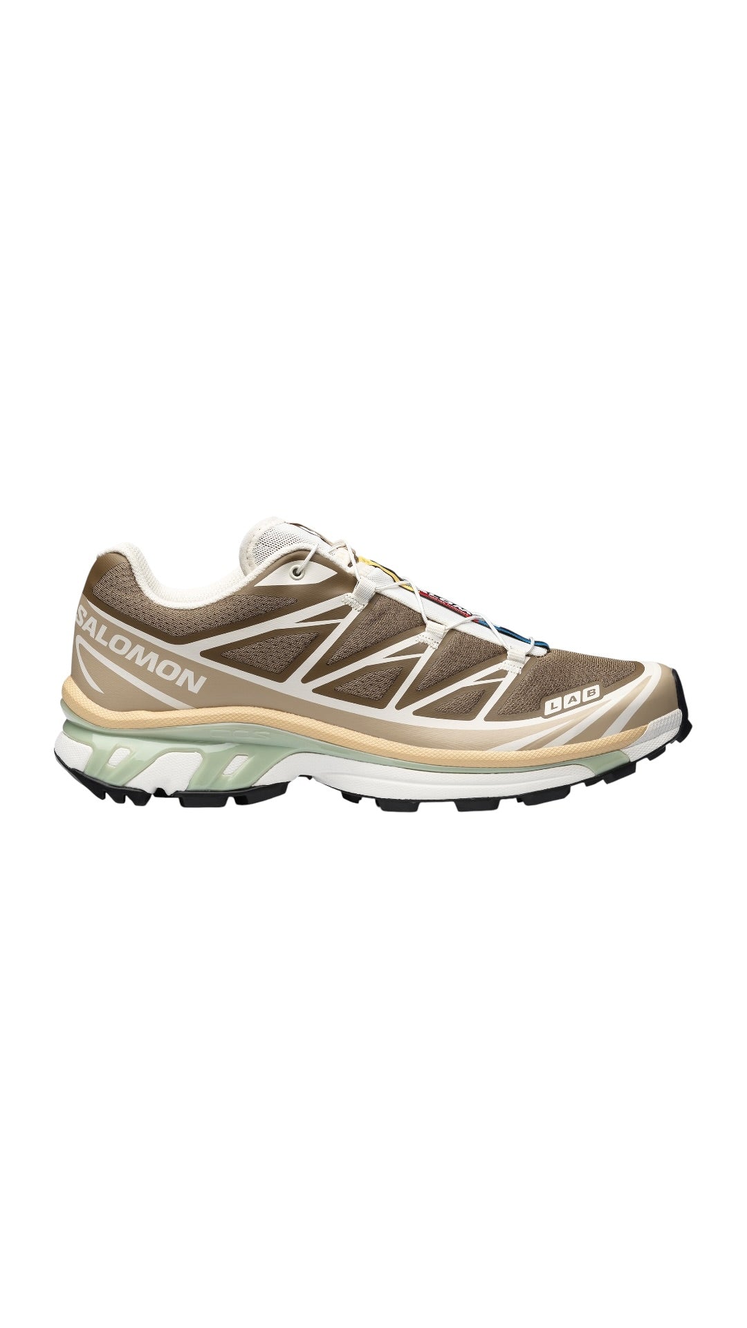 Sneakers Salomon XT-6 Coyote Brown/Safari/Sahara Sun neuf - Vue de face