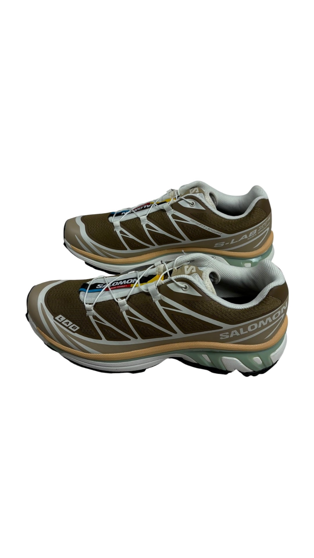 Sneakers Salomon XT-6 Coyote Brown/Safari/Sahara Sun neuf - Vue de dos