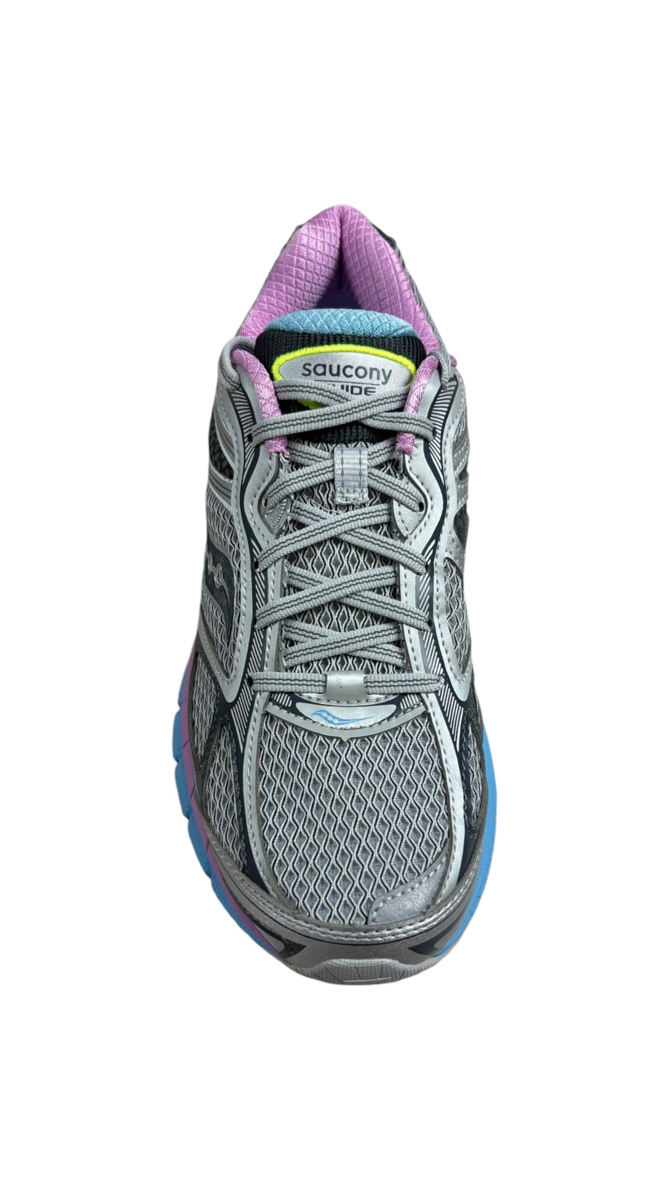 Sneakers Saucony Progrid Guide 7 gris vert bleu neuf - vue 2/4
