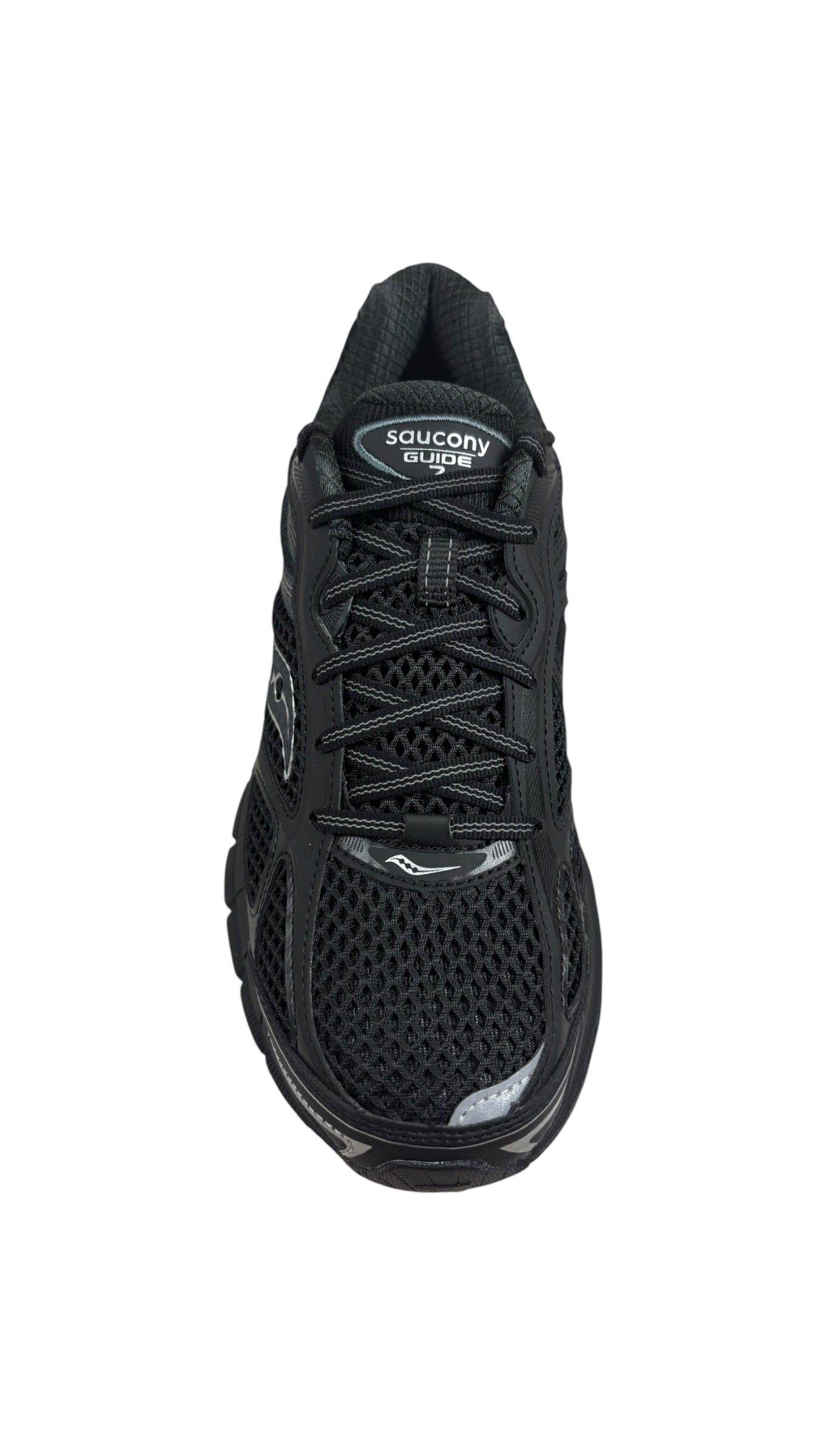 Sneakers Saucony Progrid Guide 7 noir argent neuf - vue 2/4