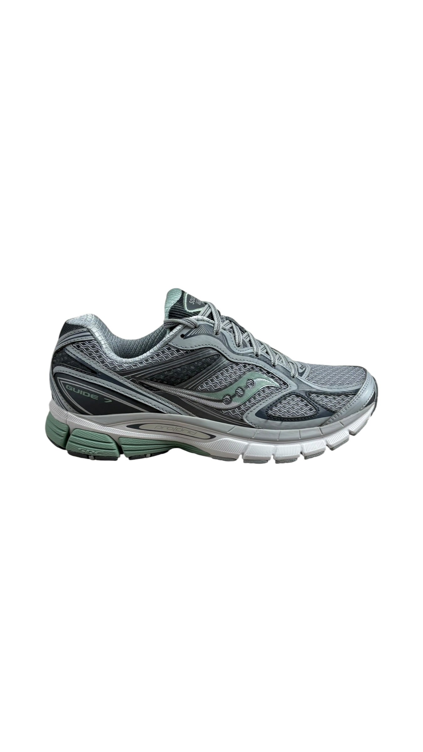 Sneakers Saucony Progrid Guide 7 gris vert neuf - vue 1/4