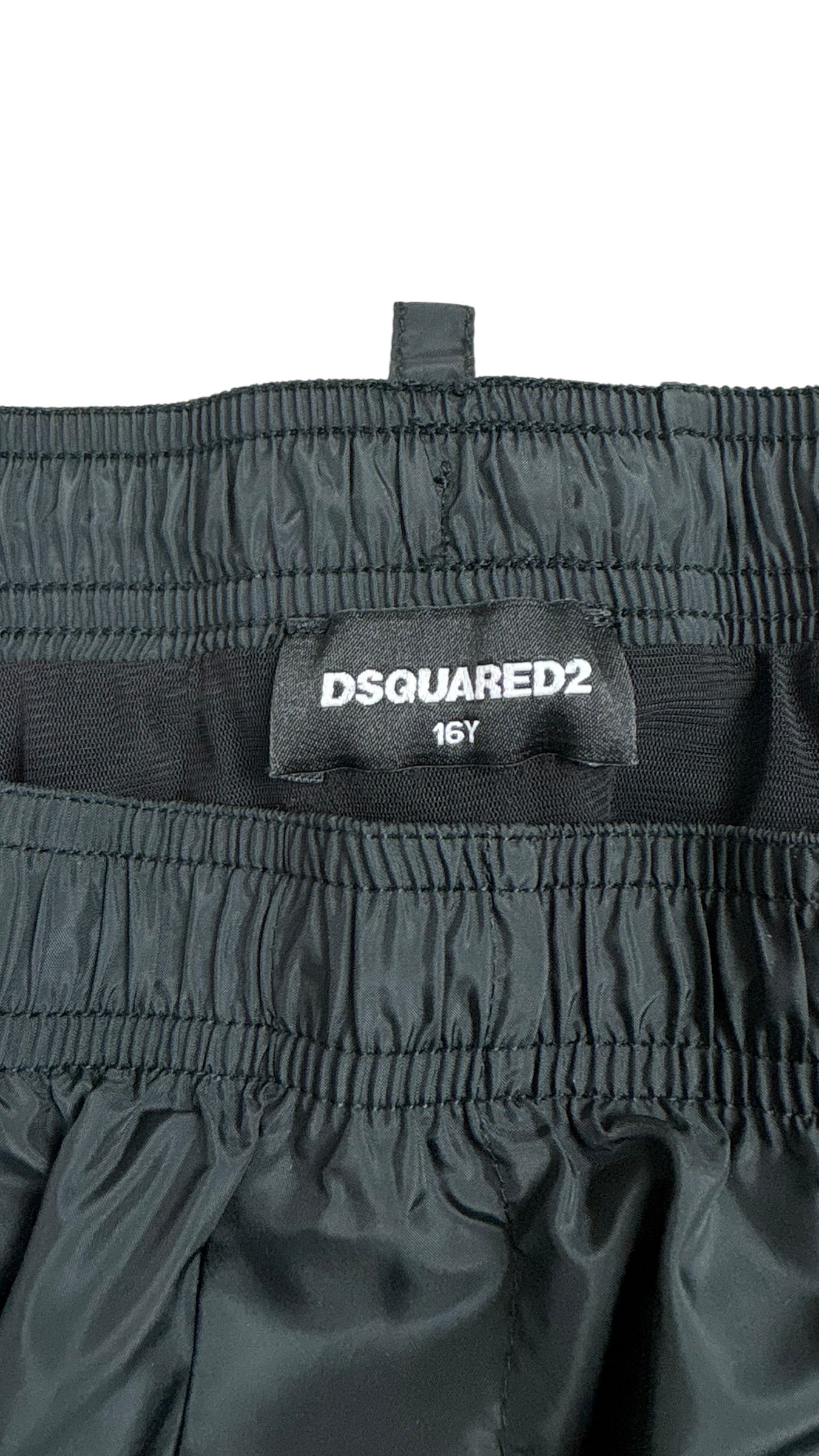 Short de bain Dsquared2 noir taille 16 ans - vue 4/4