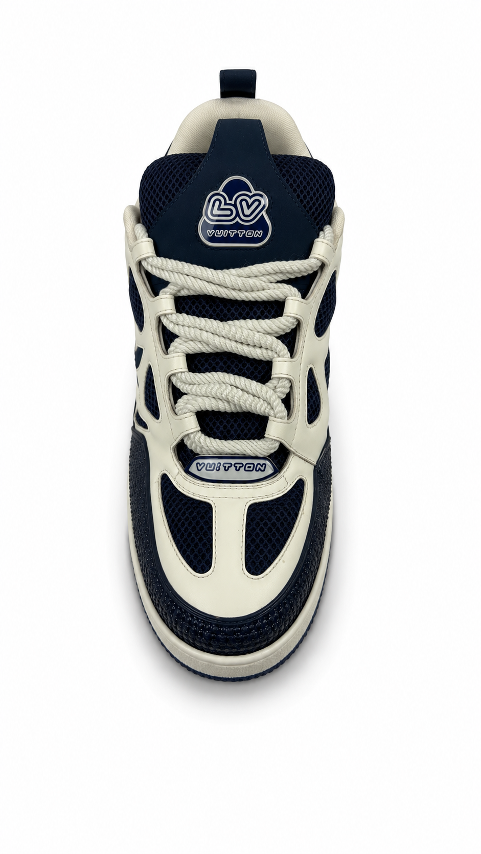 Sneaker Louis Vuitton Skate marine - vue 4/5