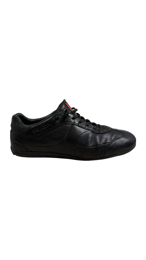 Sneakers Prada Aviator Sport En Cuir - Noir - Taille 40.5