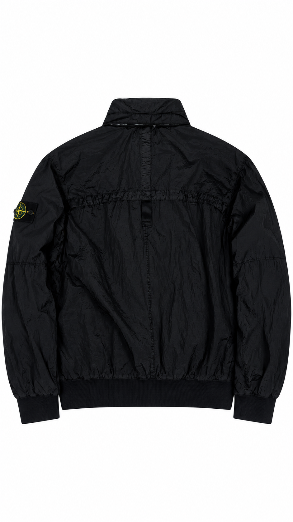 Blouson Stone Island Nylon Metal Watro-TC Econyl noir, vue de dos — vue 2