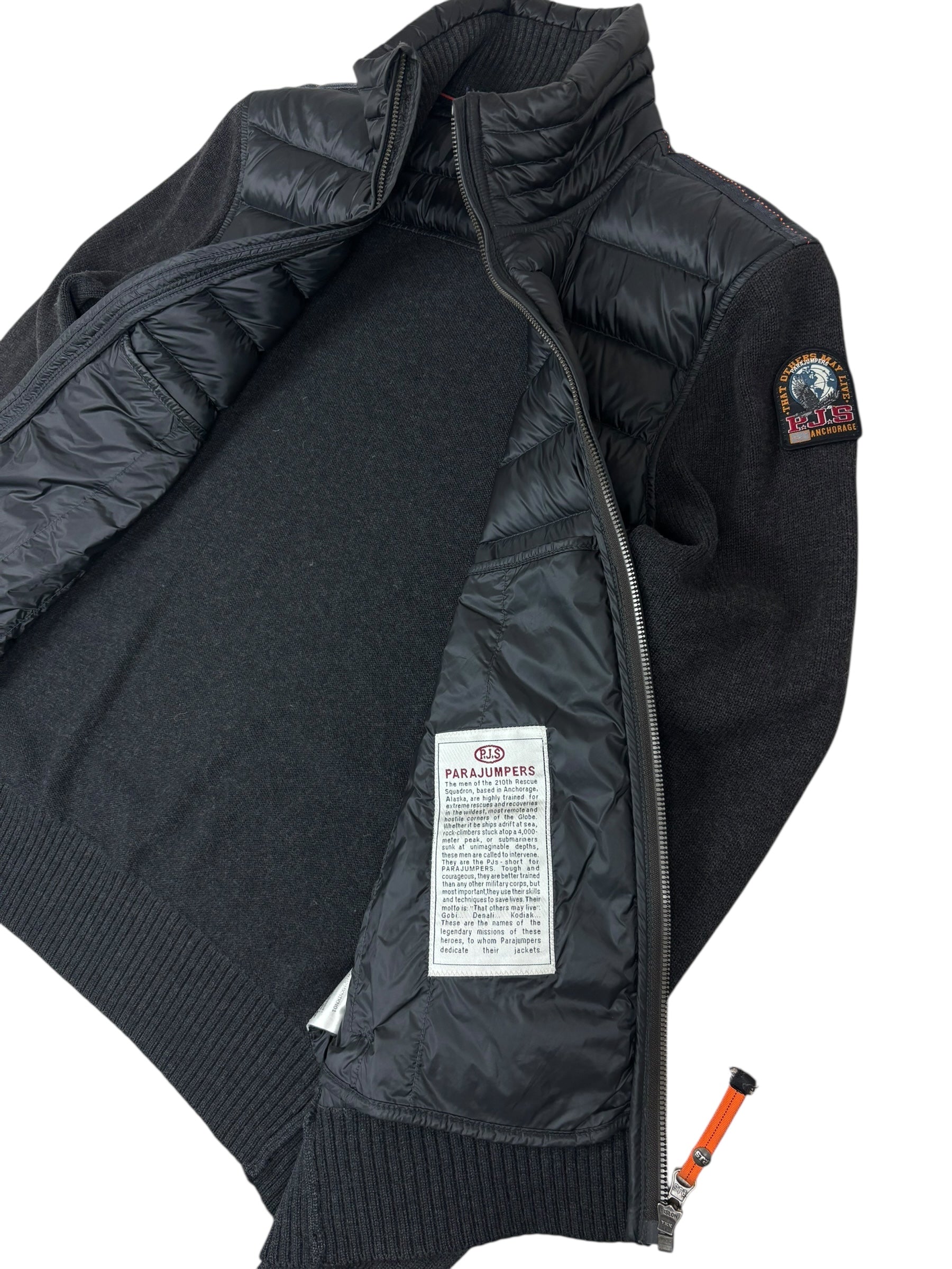 Cardigan Stone Island gris taille M - Détail