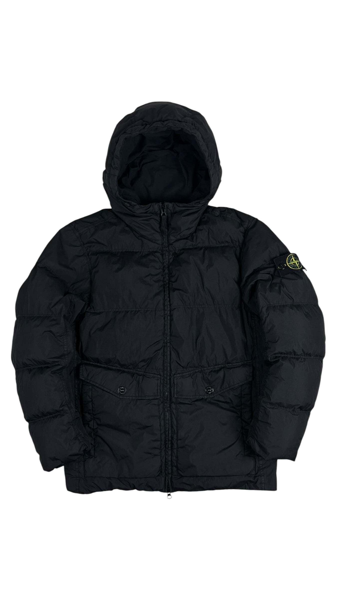 Doudoune Stone Island noir taille S - Vue de face
