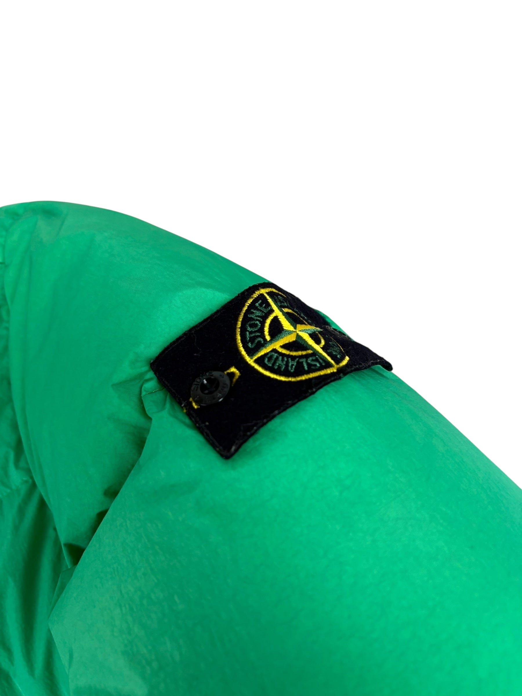 Doudoune Stone Island vert taille M - Vue de dos