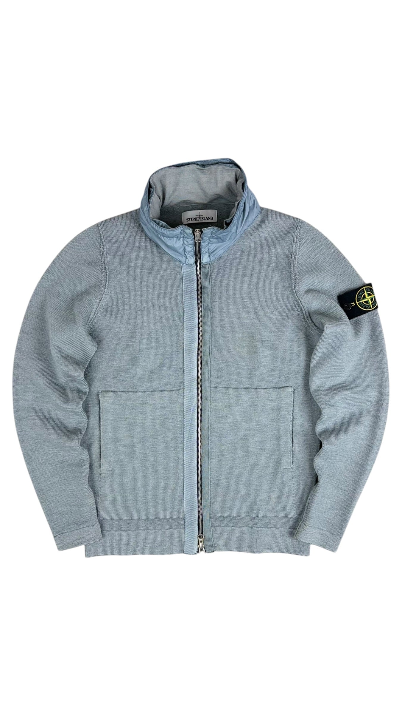 Gilet Stone Island bleu taille S - Vue de face