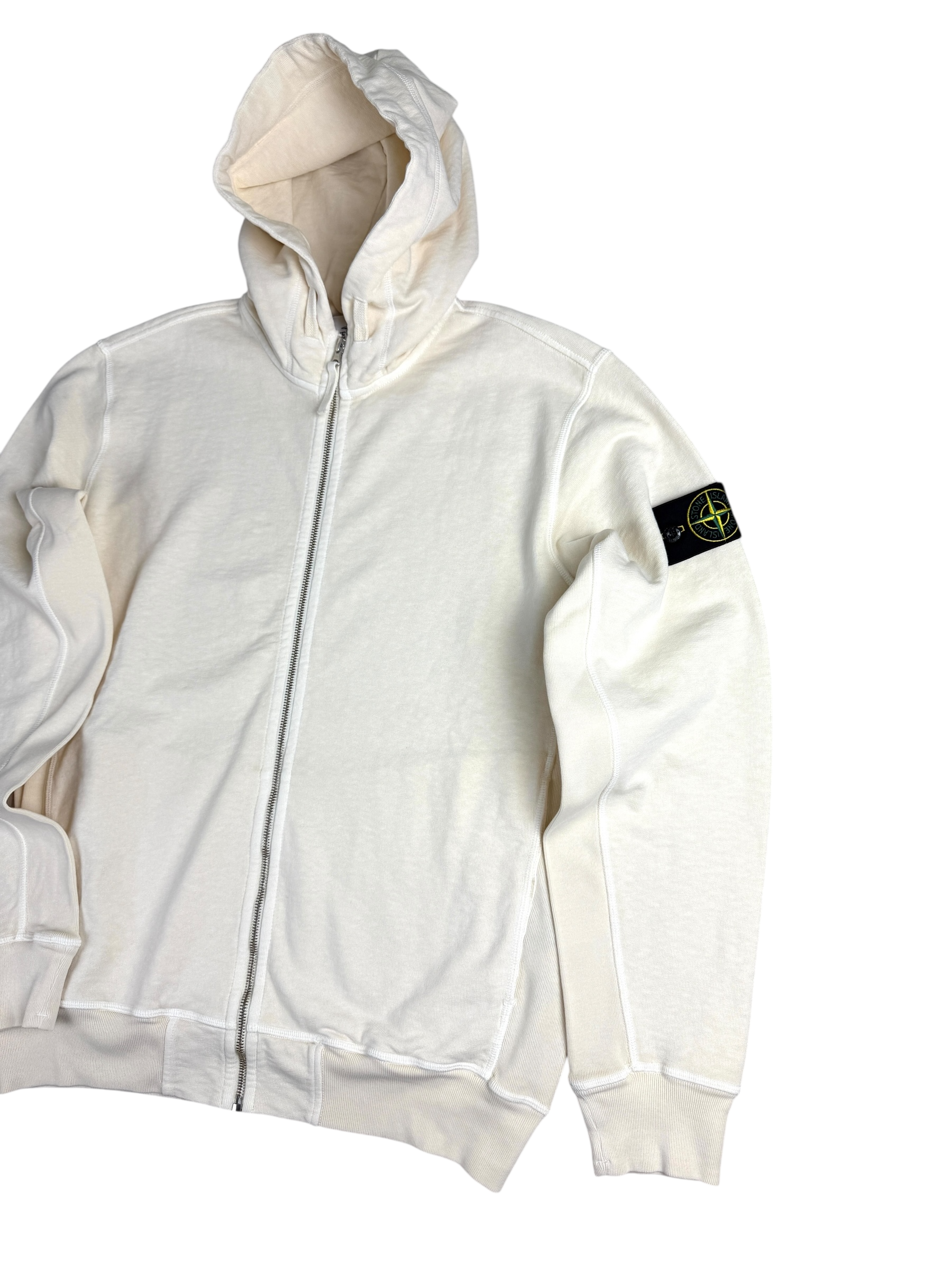 Gilet Stone Island crème taille S - Vue de dos