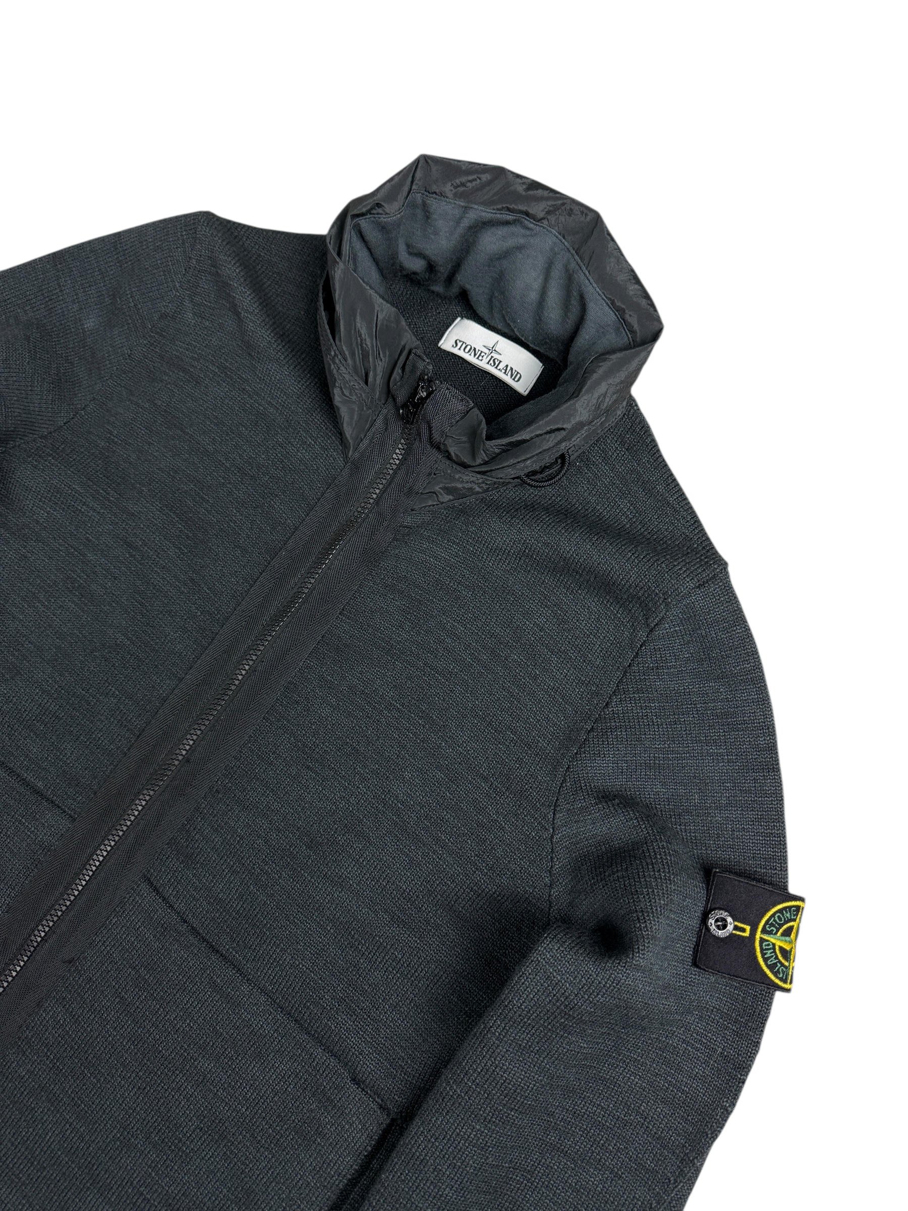 Gilet Stone Island gris taille L - Détail
