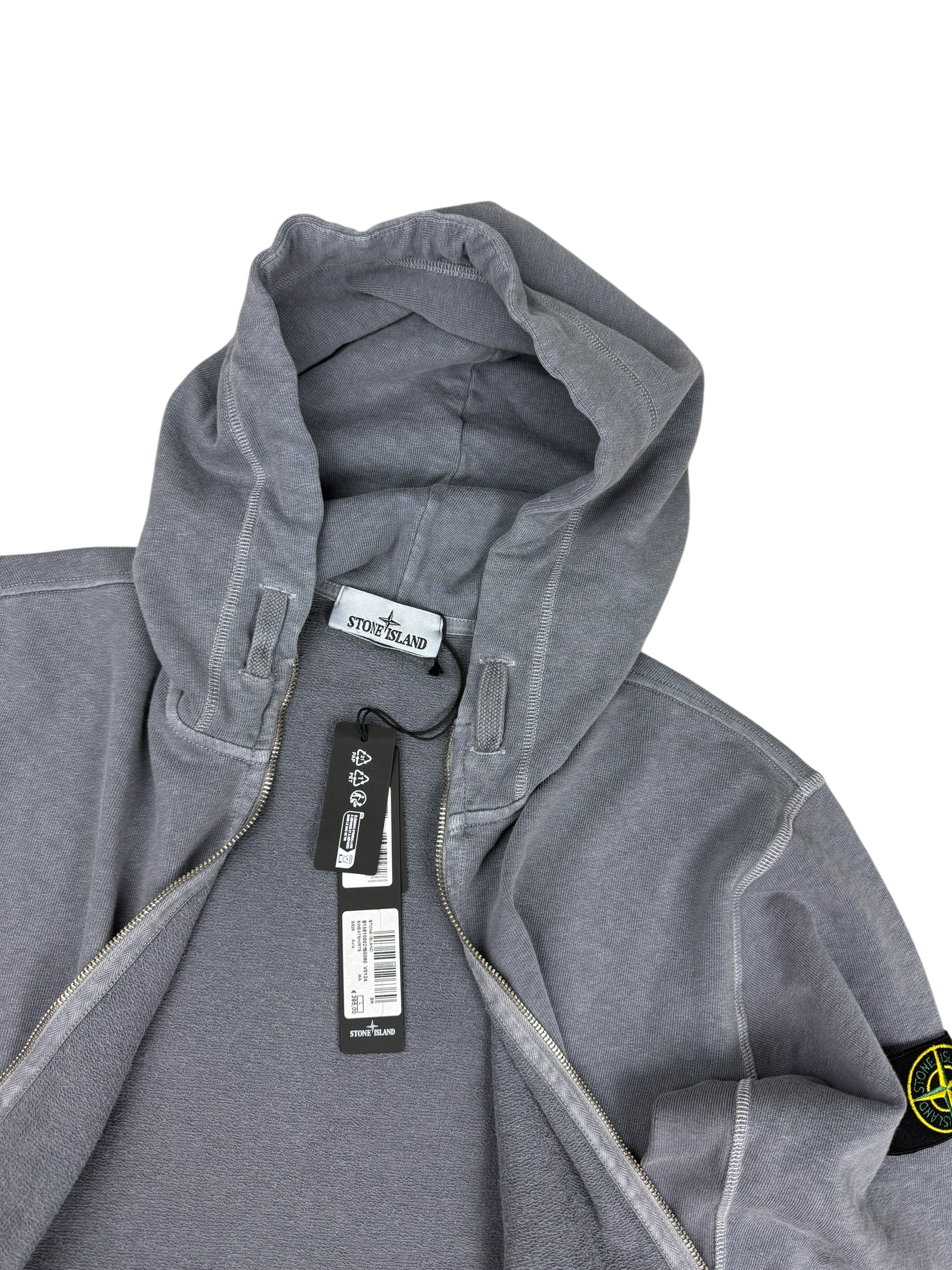 Gilet Stone Island gris taille M - Détail