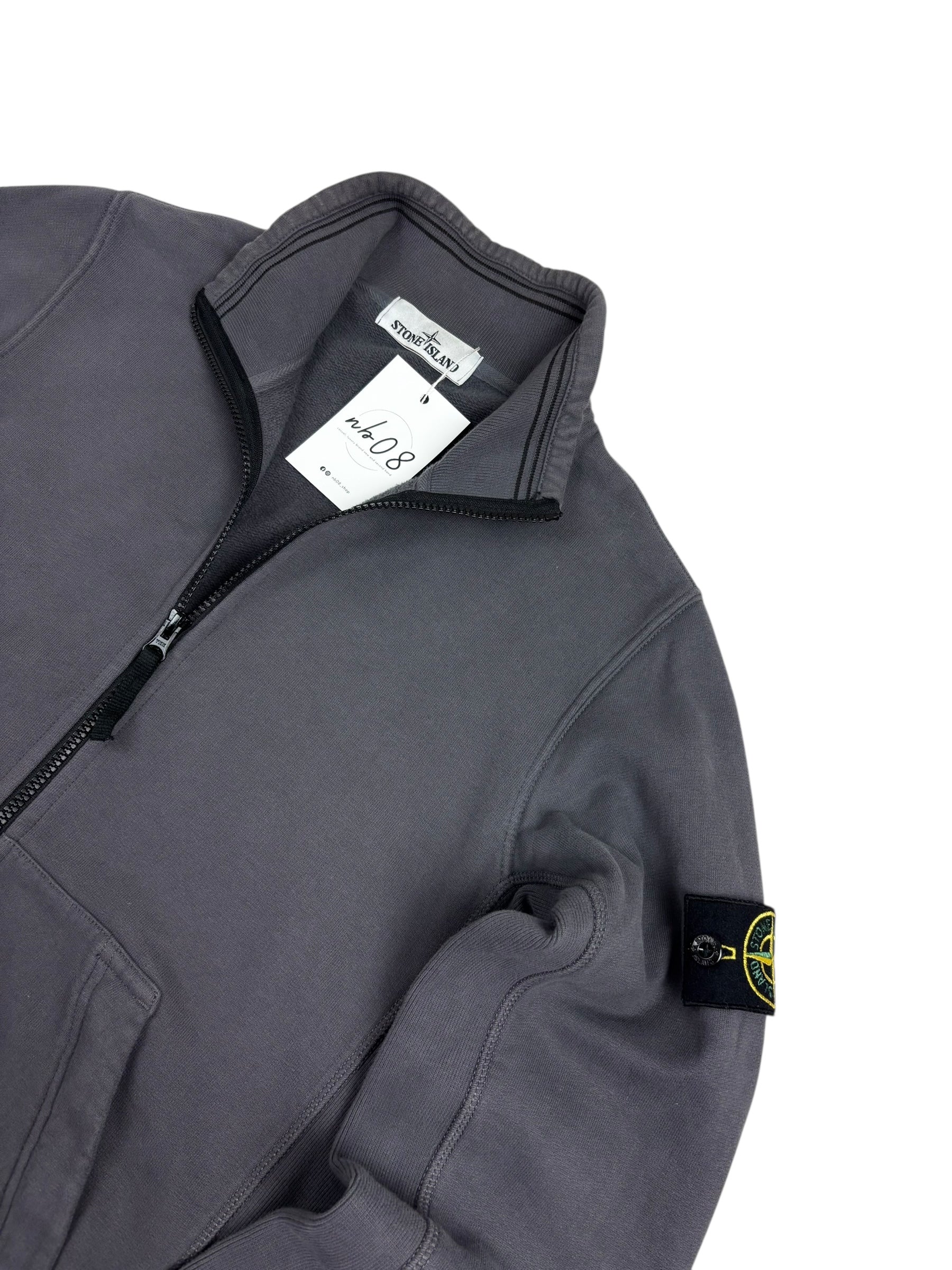 Gilet Stone Island gris taille S - Vue de dos