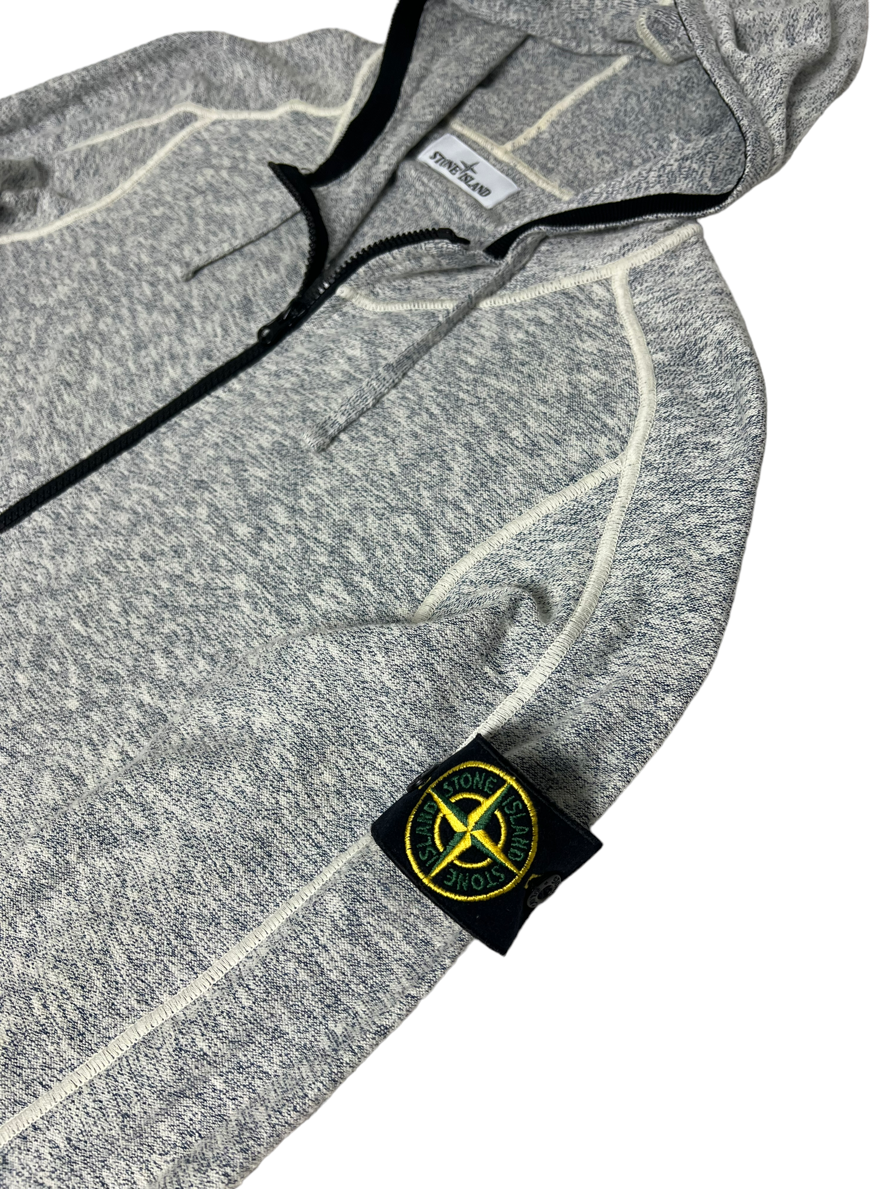 Gilet Stone Island gris taille S - Vue de dos