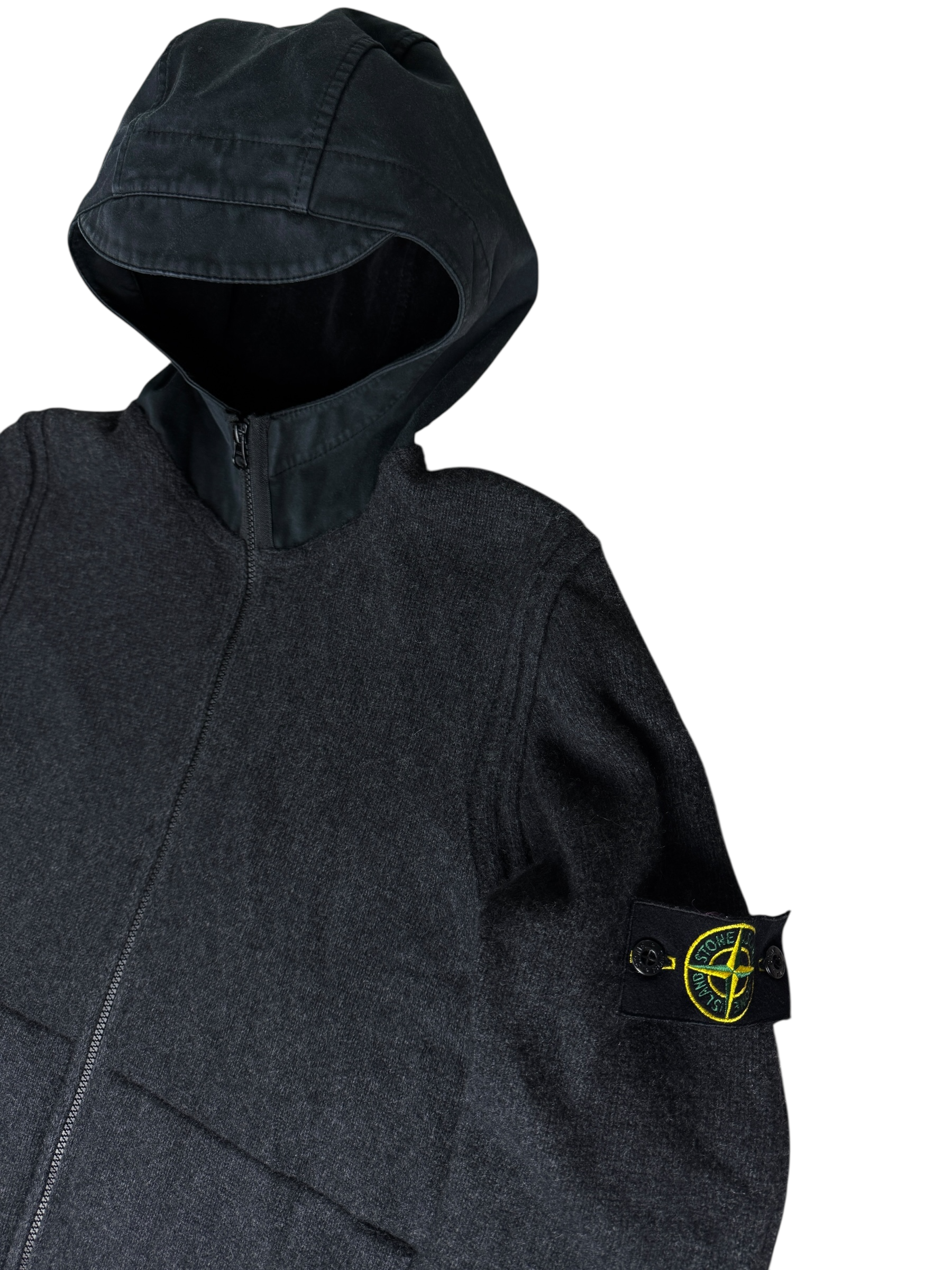 Gilet Stone Island gris taille XXL - Détail