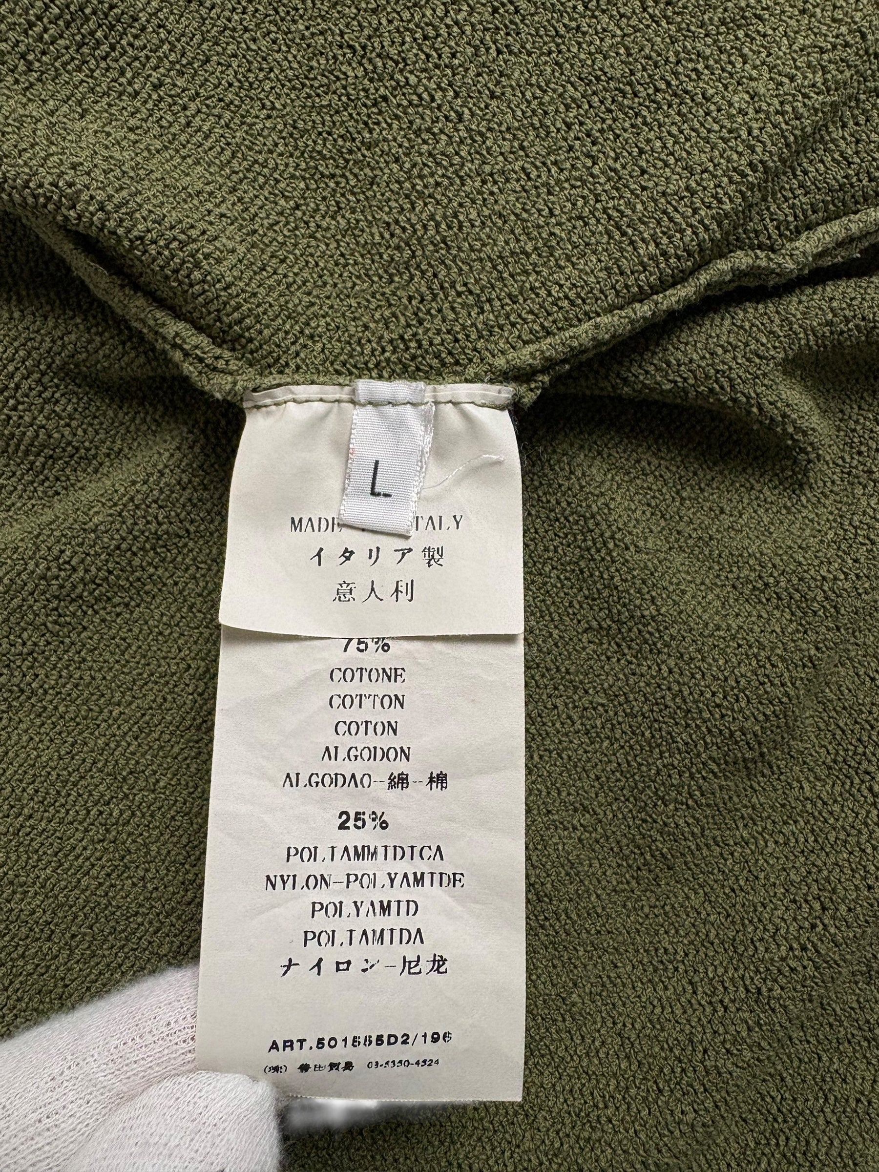 Gilet Stone Island kaki taille L - Logo et étiquette