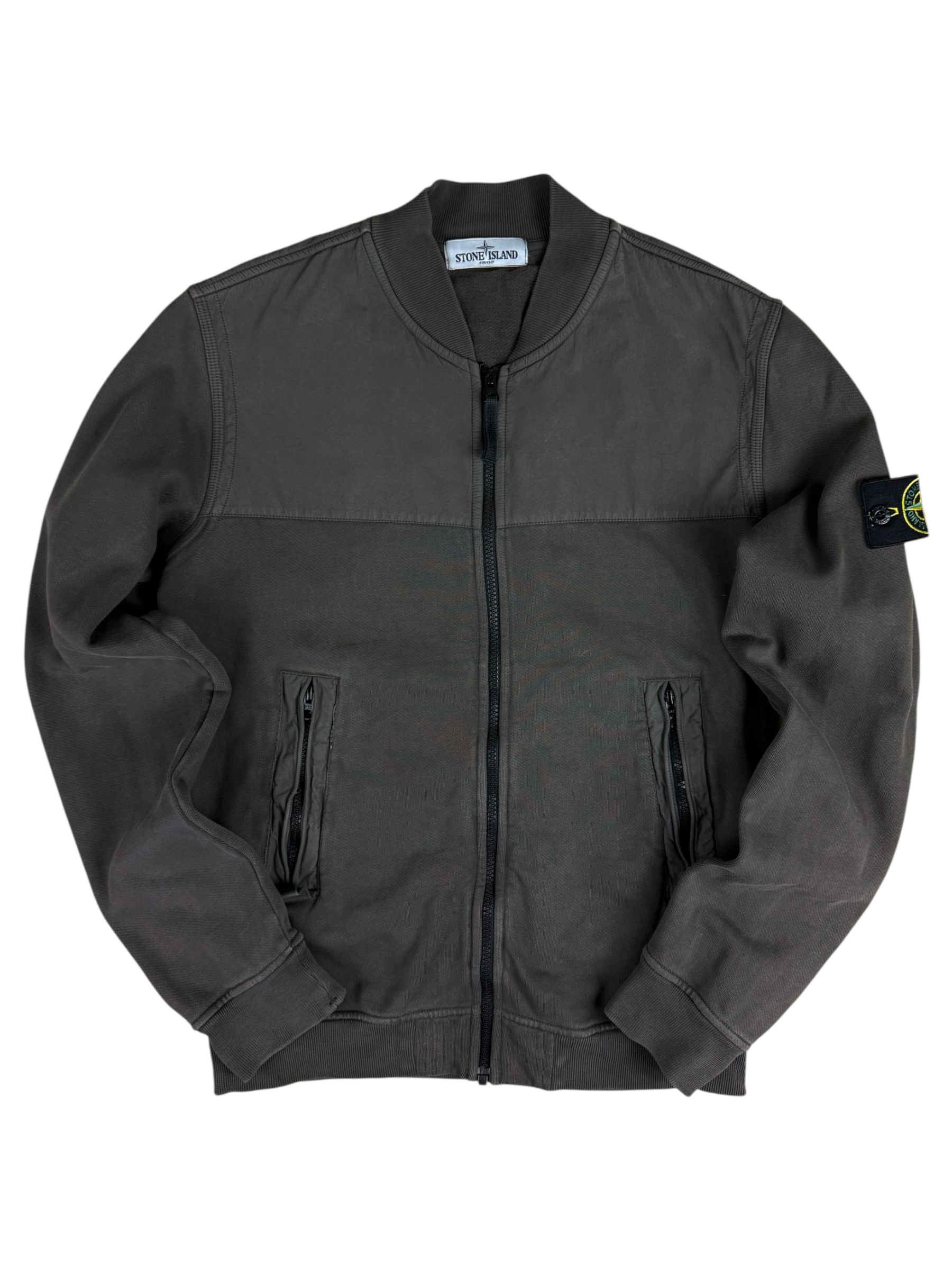 Gilet Stone Island kaki taille M - Vue de face