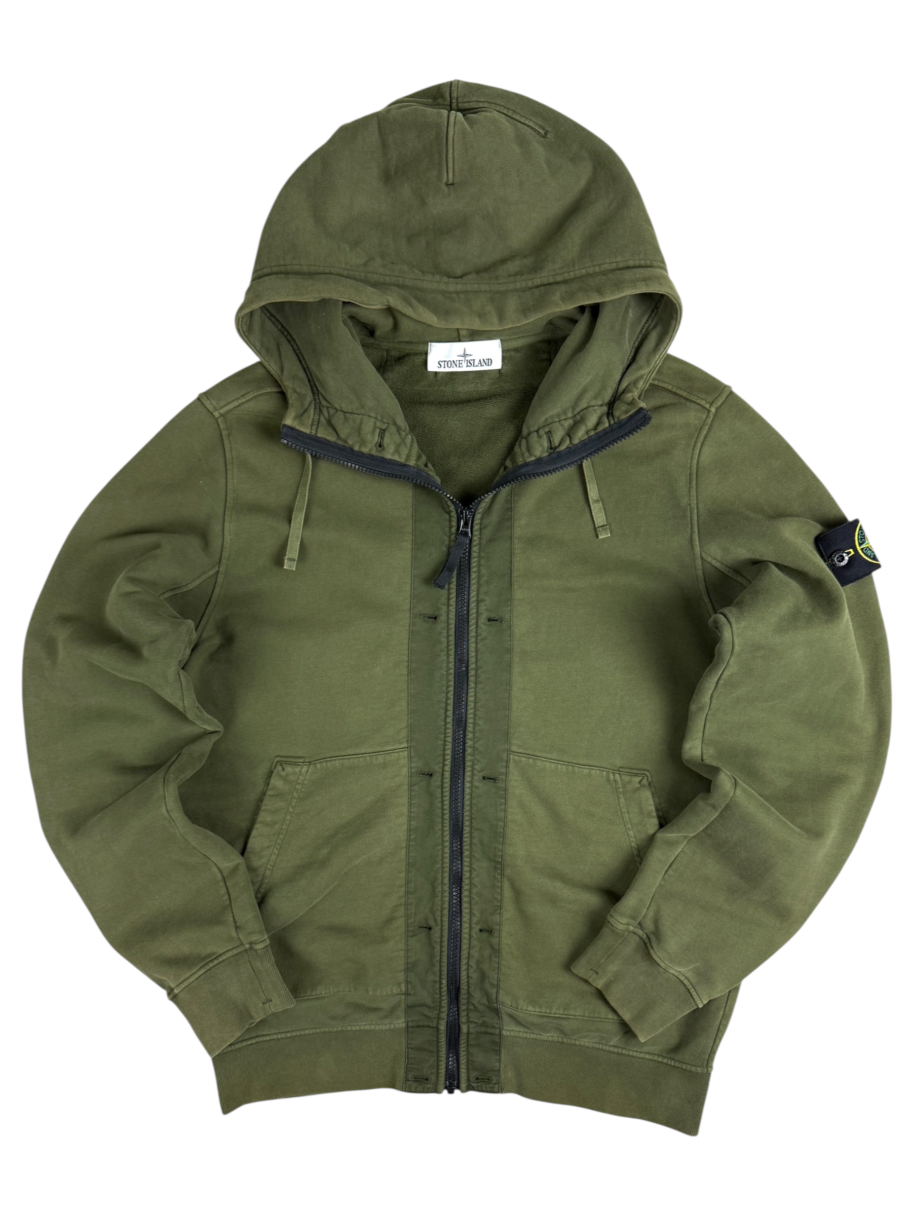 Gilet Stone Island kaki taille M - Vue de face